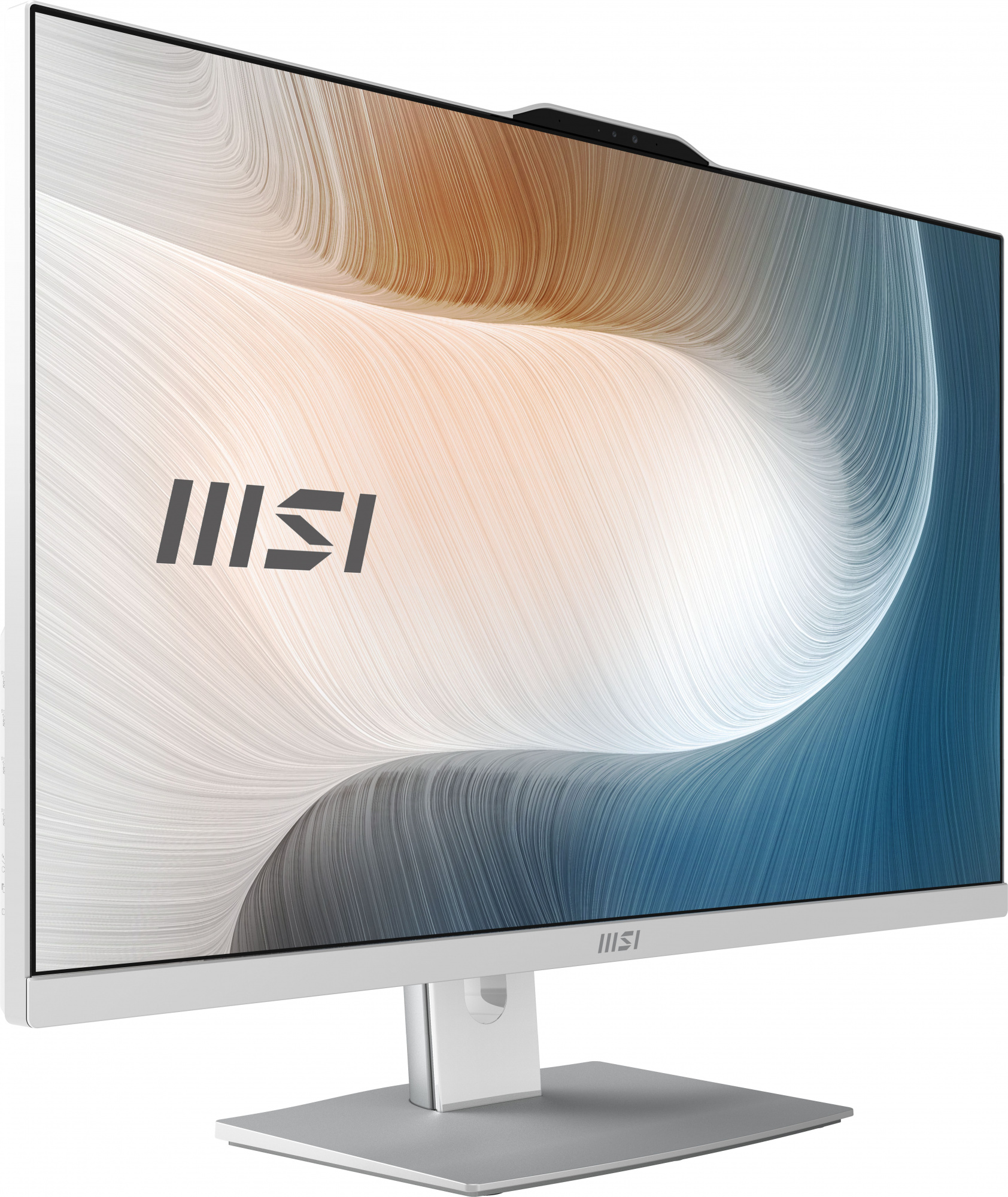 Моноблок MSI Modern AM272P 12M-238XRU 27" Full HD i5 1240P (1.7) 16Gb SSD512Gb Iris Xe noOS GbitEth WiFi BT 120W клавиатура мышь Cam белый 1920x1080 — фото 3