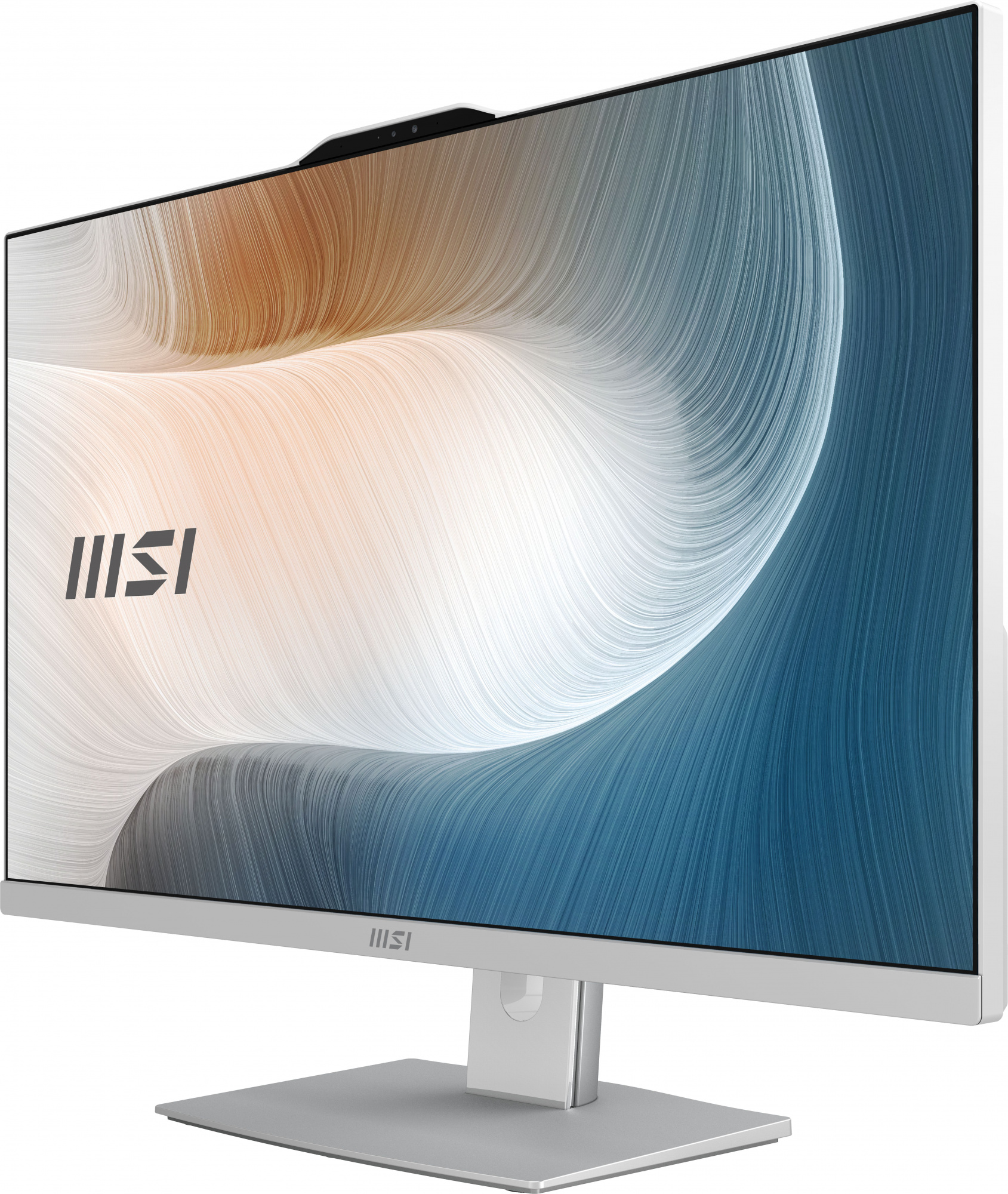Моноблок MSI Modern AM272P 12M-238XRU 27" Full HD i5 1240P (1.7) 16Gb SSD512Gb Iris Xe noOS GbitEth WiFi BT 120W клавиатура мышь Cam белый 1920x1080 — фото 2