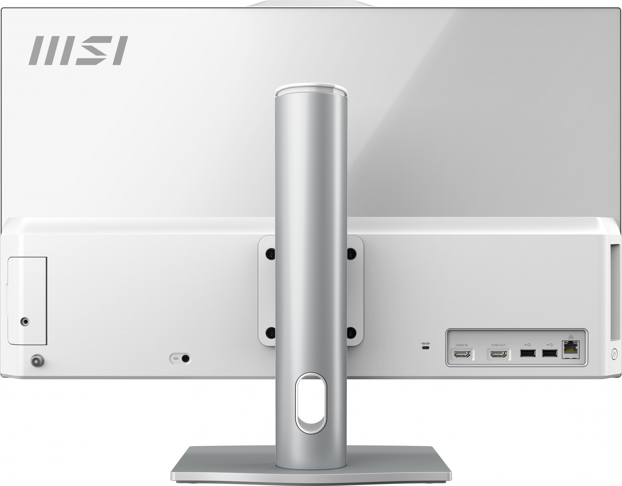 Моноблок MSI Modern AM272P 12M-238XRU 27" Full HD i5 1240P (1.7) 16Gb SSD512Gb Iris Xe noOS GbitEth WiFi BT 120W клавиатура мышь Cam белый 1920x1080 — фото 5