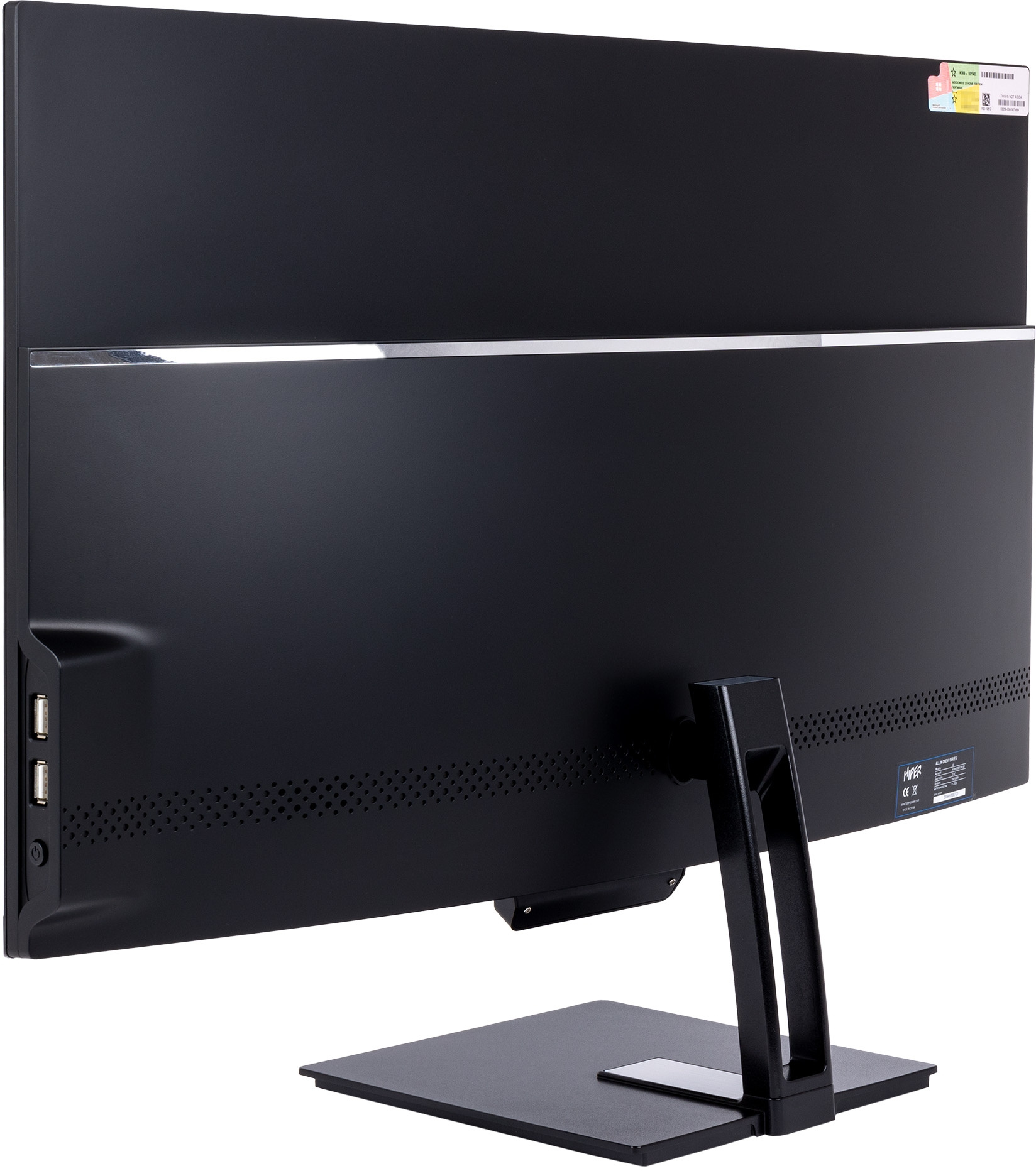 Моноблок Hiper V8 23.8" Full HD i5 12400 (2.5) 16Gb SSD1Tb UHDG 730 noOS GbitEth WiFi BT 120W клавиатура мышь Cam черный 1920x1080 — фото 5