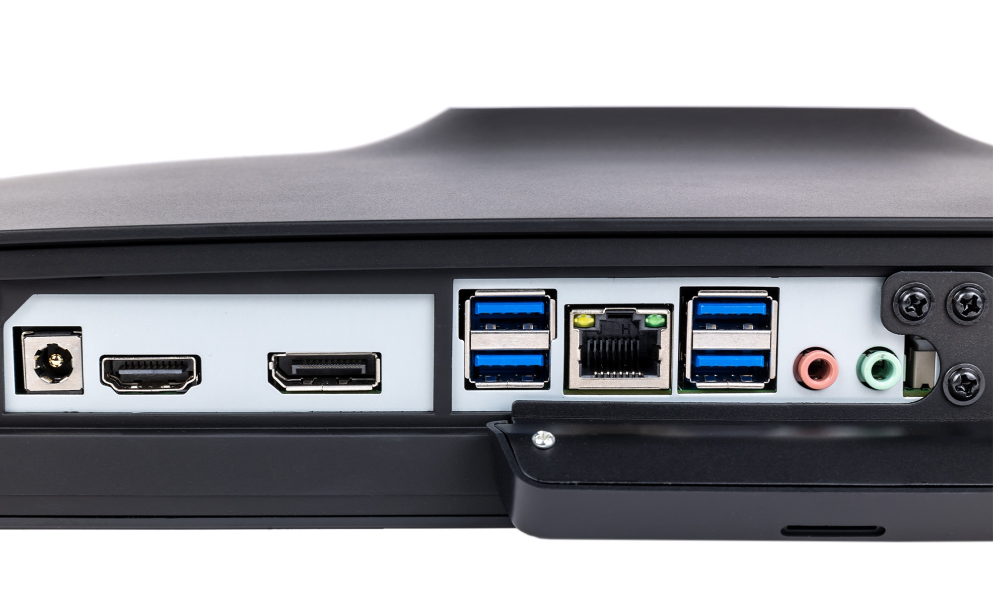 Моноблок Hiper V28 23.8" Full HD i5 12400 (2.5) 16Gb SSD512Gb UHDG 730 Linux Astra GbitEth WiFi BT 120W клавиатура мышь Cam черный 1920x1080 — фото 13