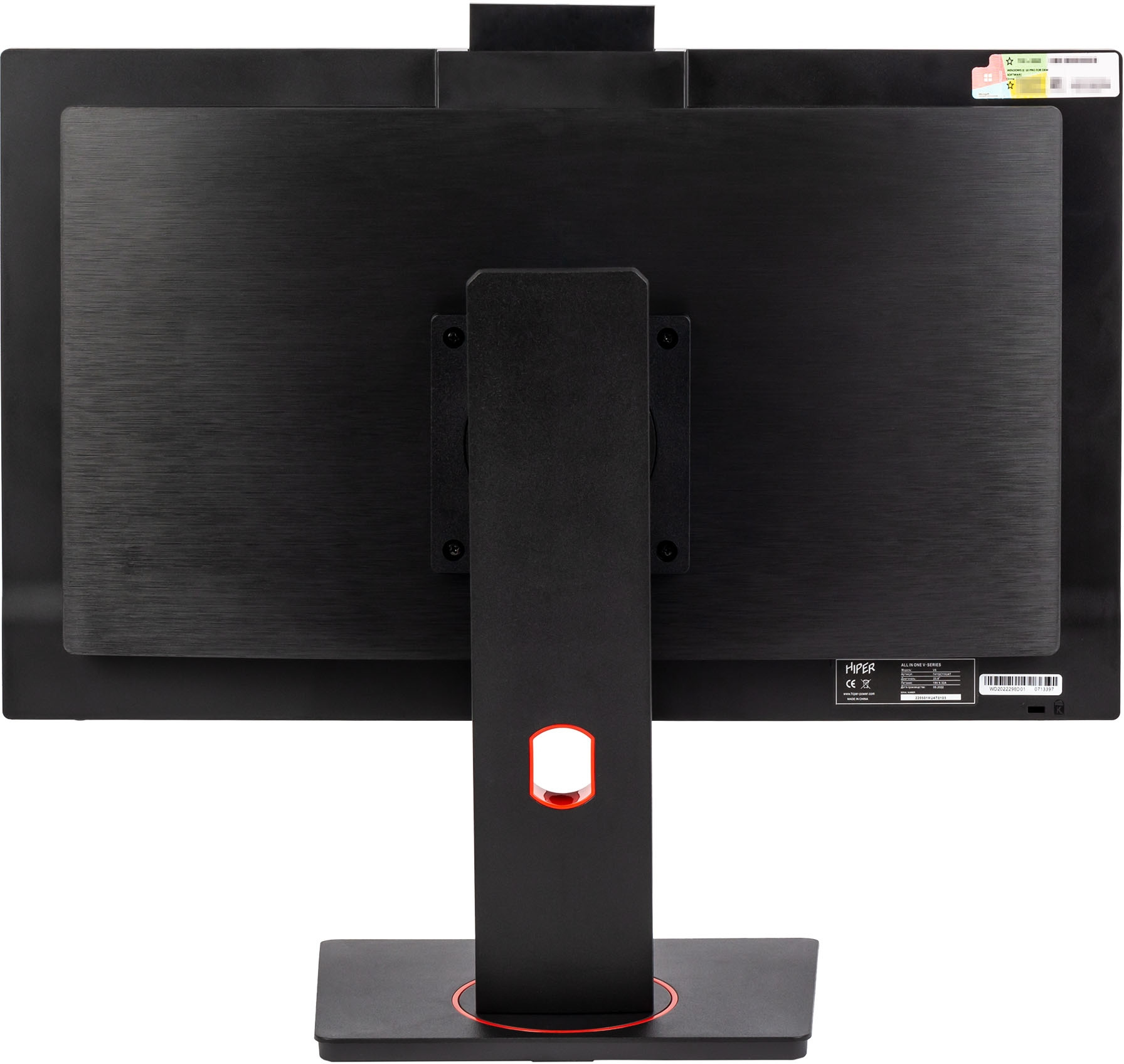 Моноблок Hiper V6 23.8" Full HD i3 12100 (3.3) 16Gb SSD1Tb UHDG 730 CR Linux Astra GbitEth WiFi BT 120W клавиатура мышь Cam черный 1920x1080 — фото 8