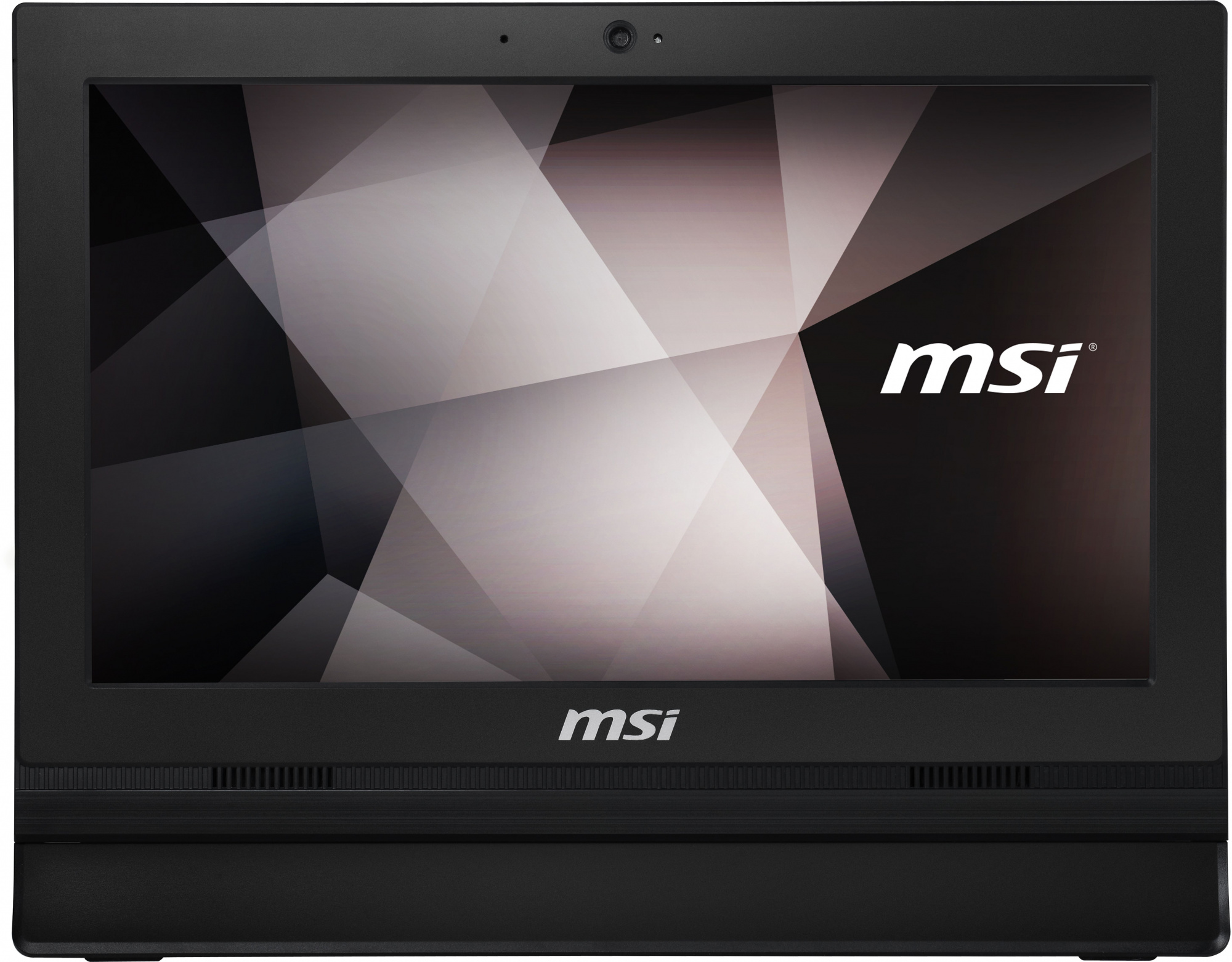 Моноблок MSI Pro 16T 10M-072RU 15.6" HD Touch Cel 5205U (1.9) 4Gb SSD128Gb HDG CR Windows 11 Professional GbitEth WiFi BT 65W клавиатура мышь Cam черный 1366x768