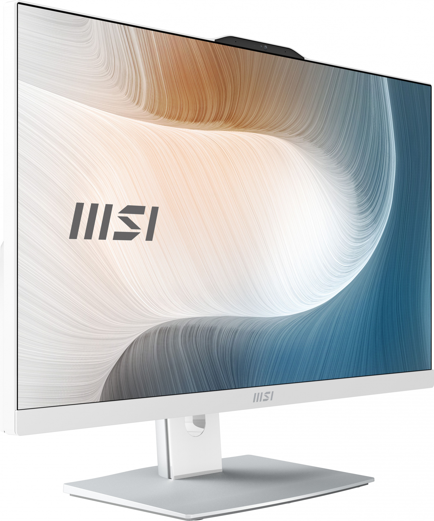 Моноблок MSI Modern AM242TP 12M-214XRU 23.8" Full HD Touch i5 1240P (1.7) 16Gb SSD512Gb Iris Xe noOS GbitEth WiFi BT 120W клавиатура мышь Cam белый 1920x1080 — фото 6