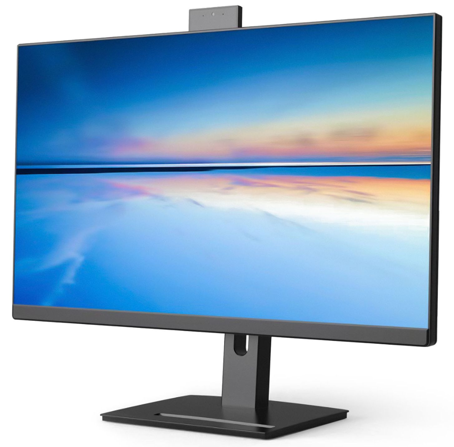 Моноблок Rombica Helios 27" Full HD i3 10100 (3.6) 8Gb SSD256Gb UHDG 630 DVDRW Windows 11 Professional GbitEth WiFi BT клавиатура мышь Cam черный 1920x1080