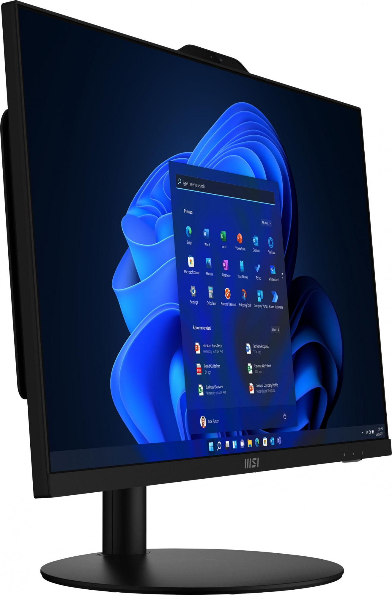 Моноблок MSI Pro AP272 13M-291RU 27" Full HD i3 13100 (3.4) 8Gb SSD256Gb UHDG 730 Windows 11 Home GbitEth WiFi BT 120W клавиатура мышь черный 1920x1080 — фото 3