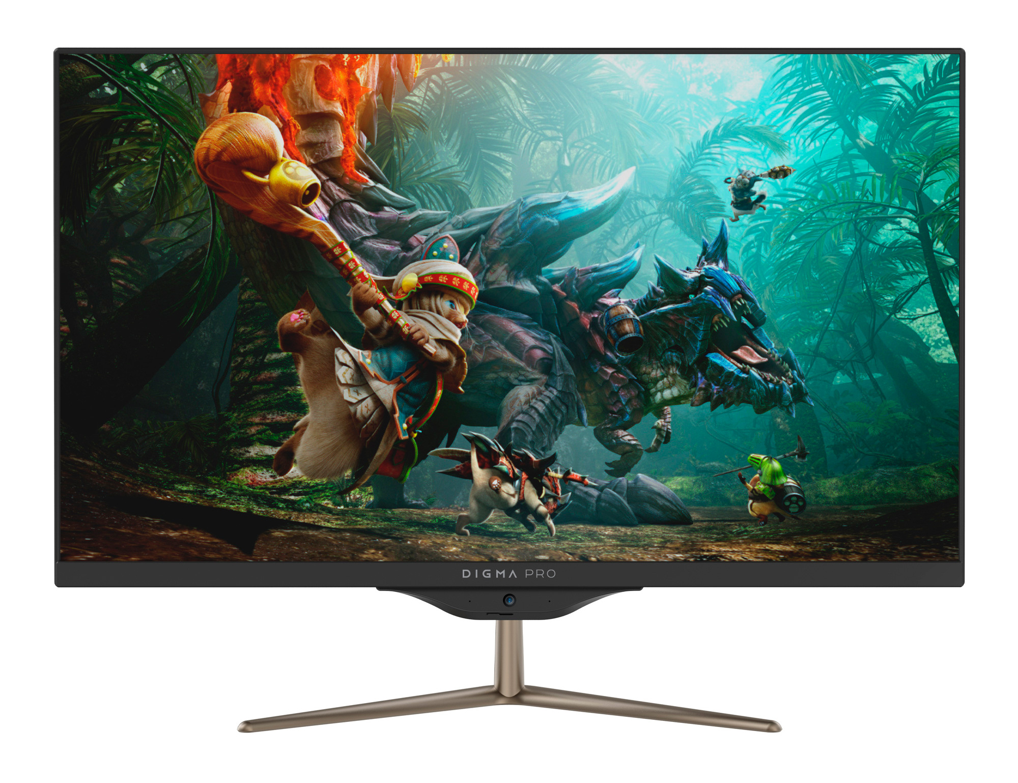 Моноблок Digma PRO AiO 23i 23.8" Full HD i3 10110U (2.1) 8Gb SSD512Gb UHDG Windows 11 Professional GbitEth WiFi 90W клавиатура мышь Cam черный 1920x1080