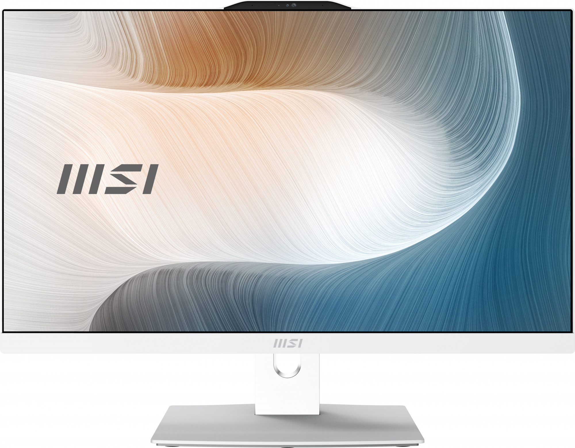 Моноблок MSI Modern AM242P 12M-216RU 23.8" Full HD i5 1240P (1.7) 16Gb SSD512Gb Iris Xe Windows 11 Professional GbitEth WiFi BT 120W клавиатура мышь Cam белый 1920x1080 — фото 7