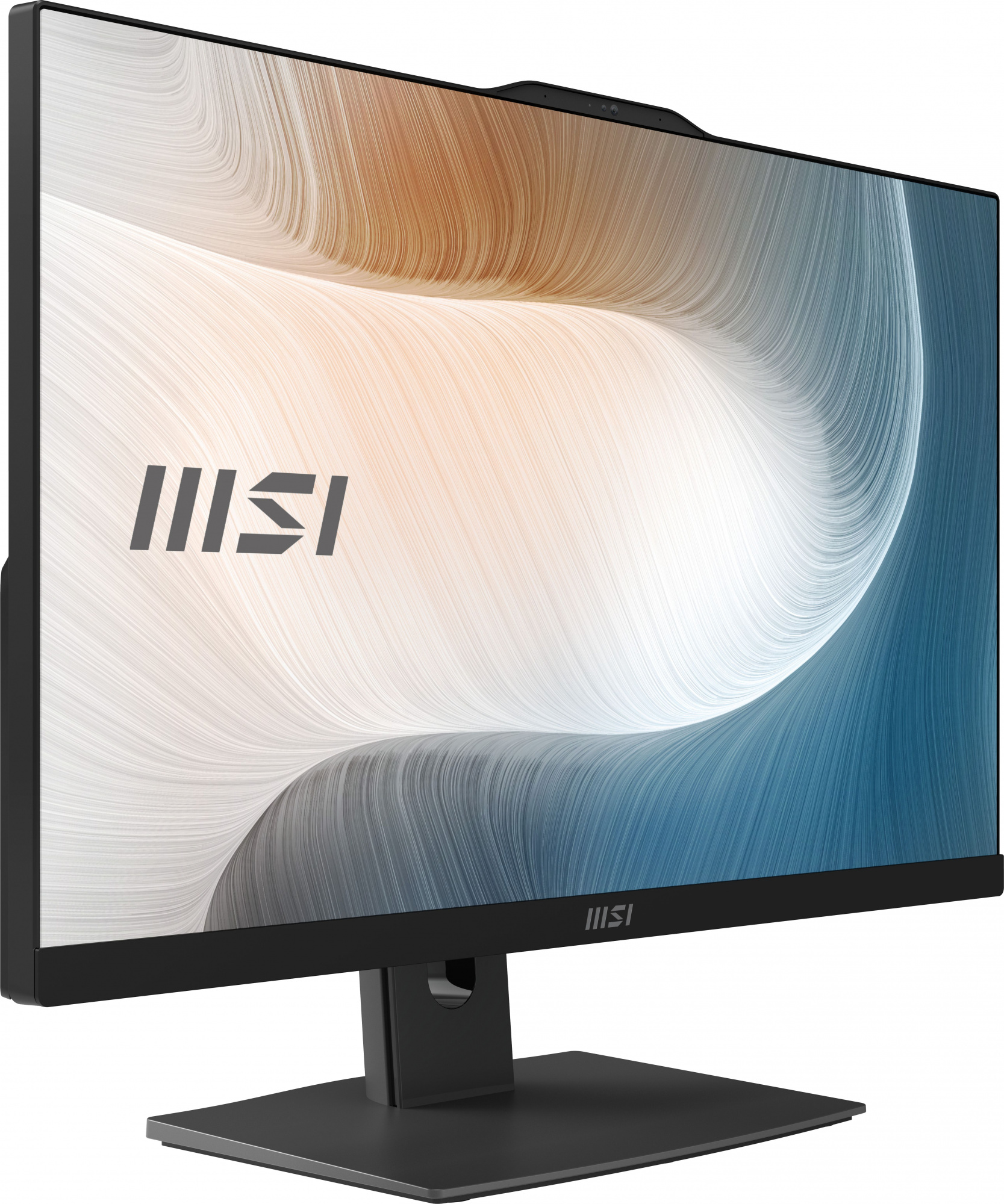 Моноблок MSI Modern AM242P 12M-620XRU 23.8" Full HD i5 1240P (1.7) 16Gb SSD256Gb Iris Xe noOS GbitEth WiFi BT 120W клавиатура мышь Cam черный 1920x1080 — фото 6