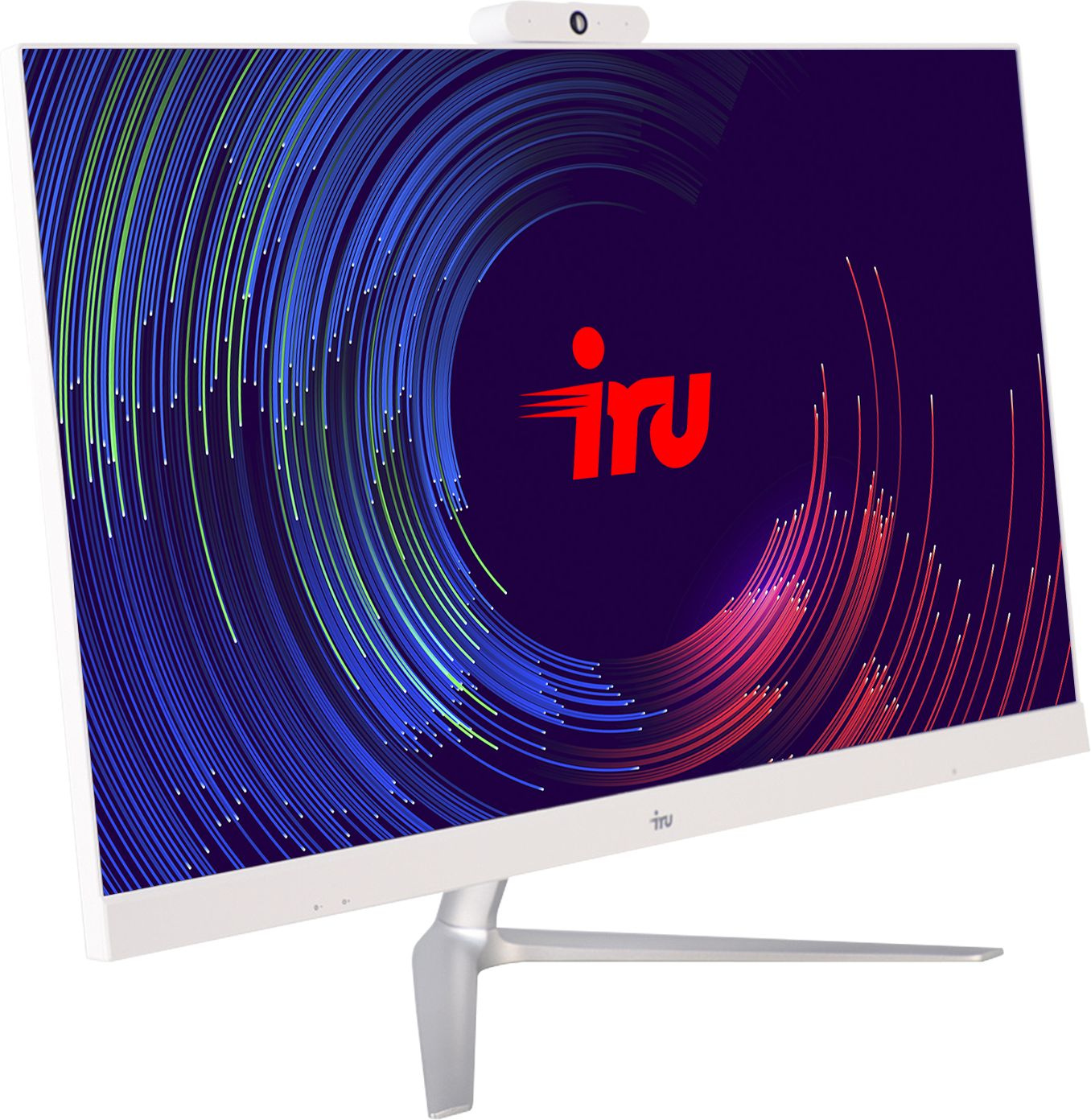 Моноблок IRU Office P2320P 23.8" Full HD Ryzen 5 PRO 2400GE (3.2) 8Gb SSD240Gb RX Vega 11 Free DOS GbitEth WiFi BT 120W Cam белый 1920x1080 (RUS) — фото 2