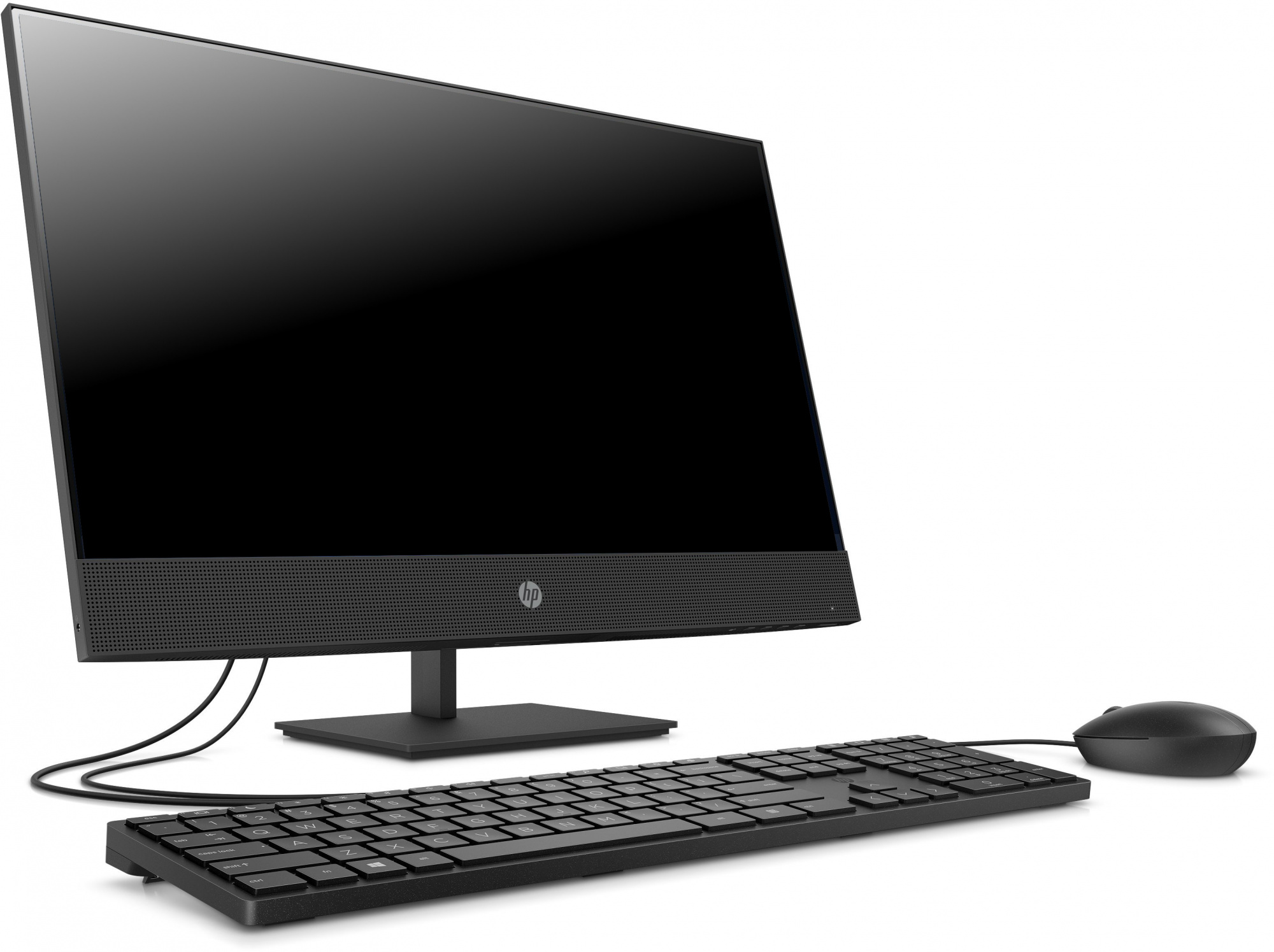 Моноблок HP ProOne 400 G6 23.8" Full HD i5 10500T (2.3) 8Gb SSD256Gb UHDG 630 CR noOS GbitEth WiFi BT мышь Cam черный 1920x1080 — фото 2