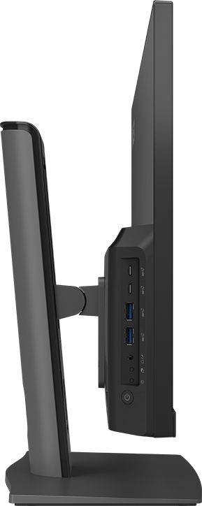 Моноблок MSI Modern AM242 11M-1000RU 23.8" Full HD PG 7505 (2) 4Gb SSD128Gb UHDG Windows 11 Professional GbitEth WiFi BT 120W клавиатура мышь Cam черный 1920x1080 — фото 3