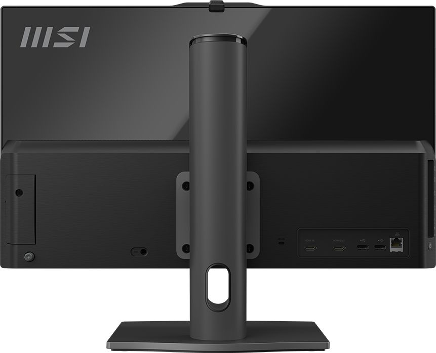 Моноблок MSI Modern AM242 11M-1000RU 23.8" Full HD PG 7505 (2) 4Gb SSD128Gb UHDG Windows 11 Professional GbitEth WiFi BT 120W клавиатура мышь Cam черный 1920x1080 — фото 6