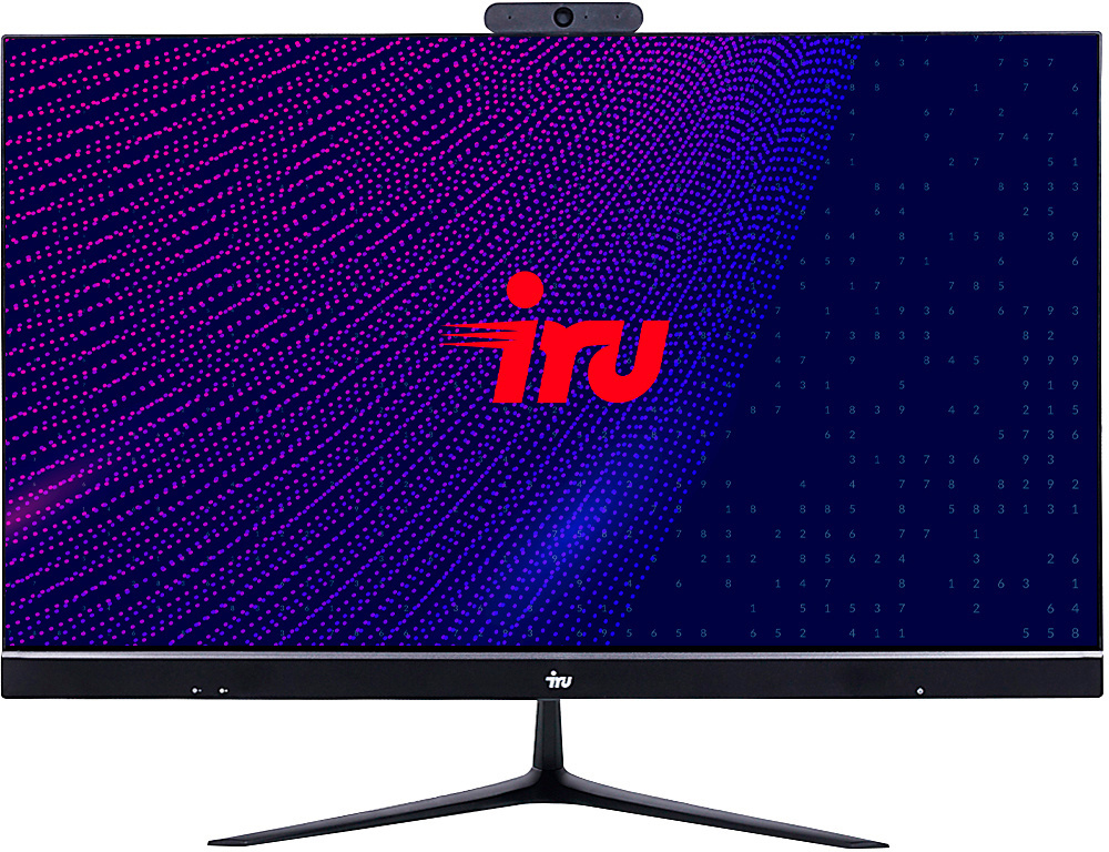 Моноблок IRU Office 23IH5P 23.8" Full HD i5 10400 (2.9) 16Gb SSD1Tb UHDG 630 Free DOS GbitEth WiFi BT 120W Cam черный 1920x1080