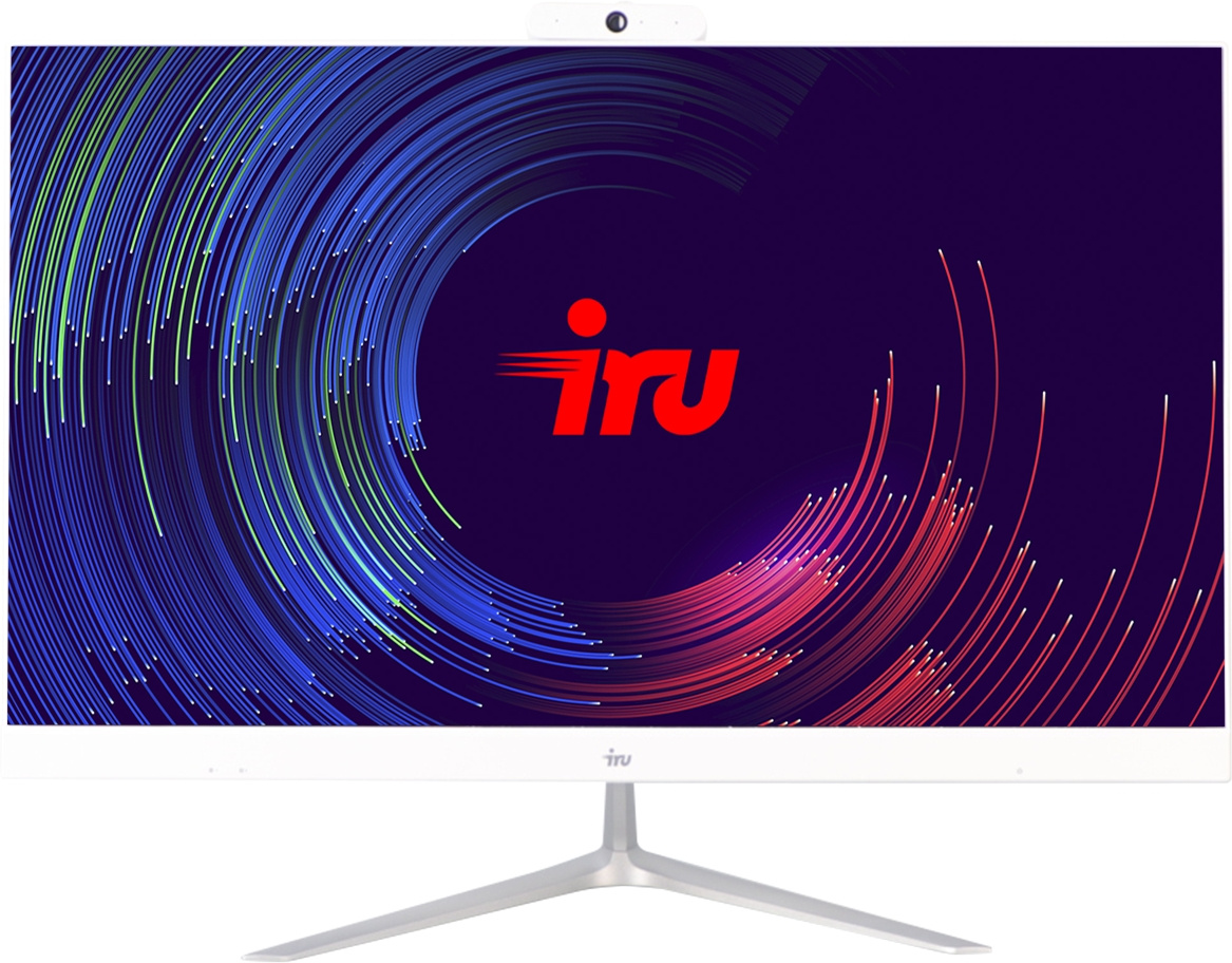 Моноблок IRU Office 23IBWP 23.8" Full HD i3 5005U (2) 8Gb SSD256Gb HDG5500 Free DOS GbitEth WiFi BT 60W Cam белый 1920x1080