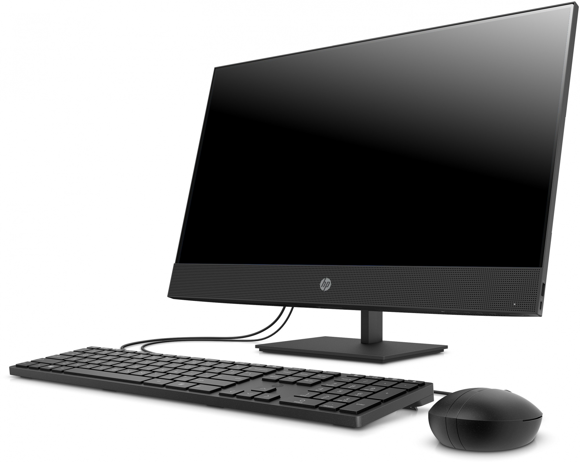 Моноблок HP ProOne 400 G6 23.8" Full HD i5 10500T (2.3) 8Gb SSD256Gb UHDG 630 CR Windows 11 Professional GbitEth WiFi BT клавиатура мышь Cam черный 1920x1080 — фото 3