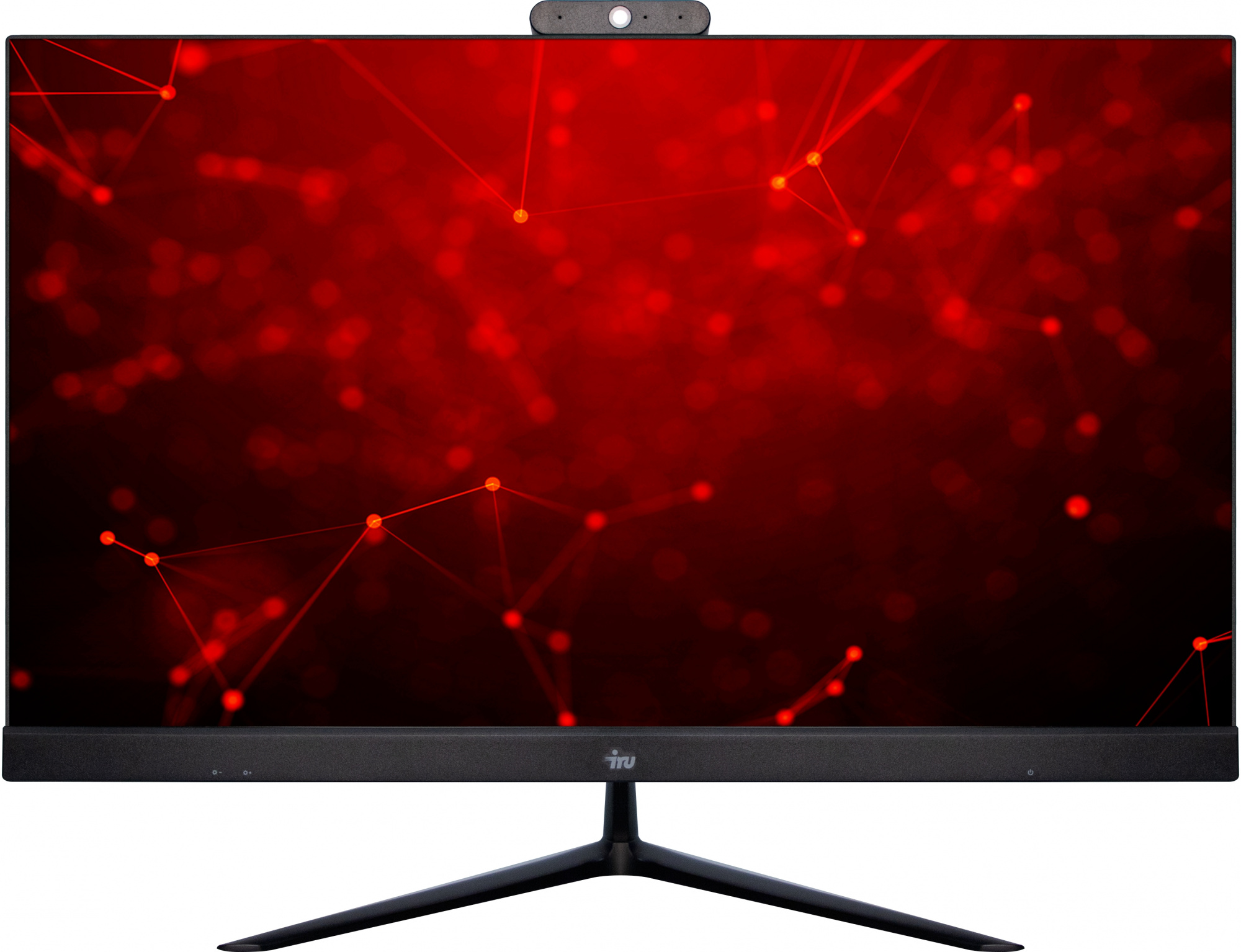 Моноблок IRU Office P2313 23.8" Full HD i3 10100 (3.6) 8Gb SSD256Gb UHDG 630 Free DOS GbitEth WiFi BT 120W Cam черный 1920x1080