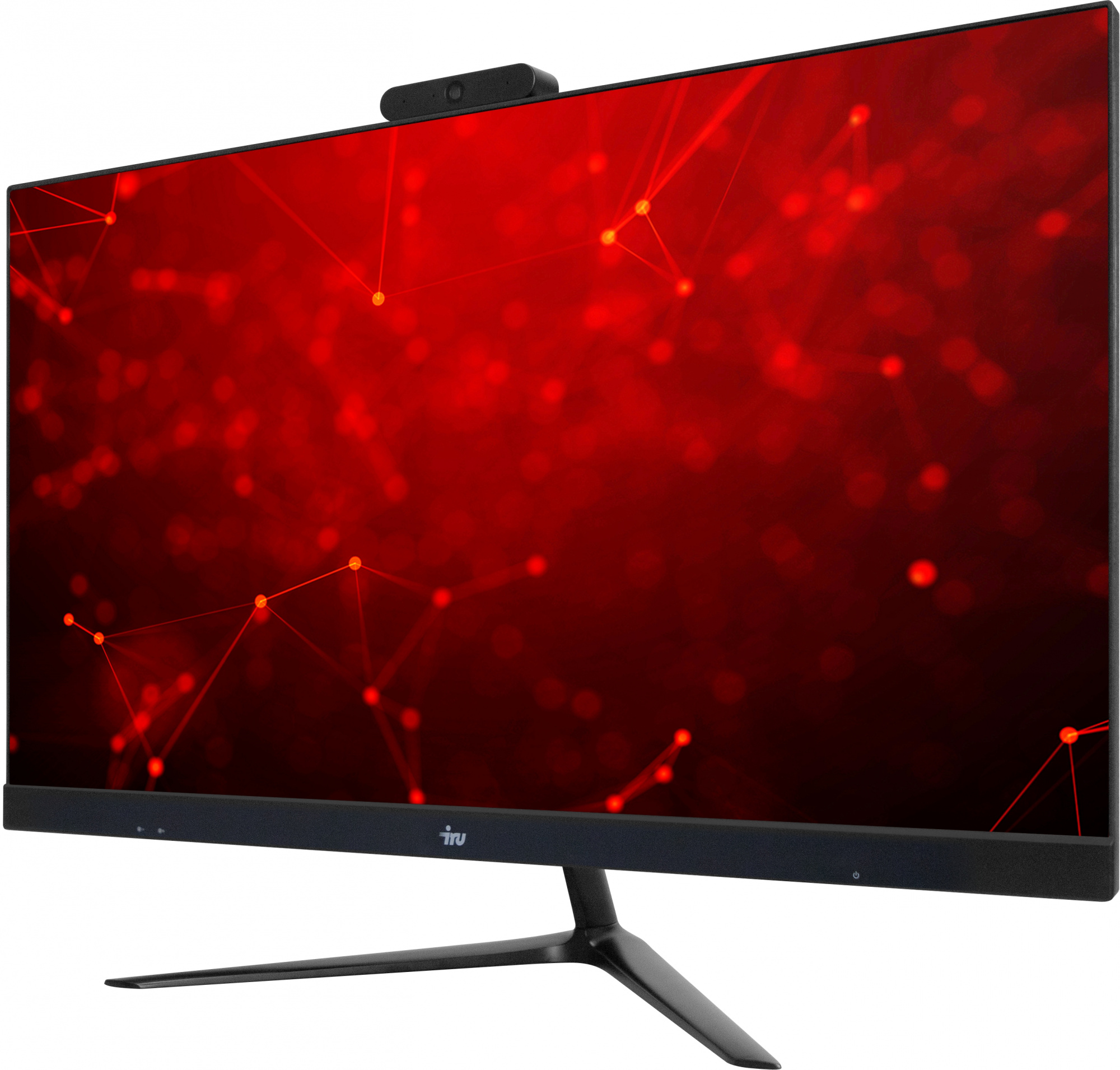 Моноблок IRU Office P2313 23.8" Full HD i3 10100 (3.6) 8Gb SSD256Gb UHDG 630 Free DOS GbitEth WiFi BT 120W Cam черный 1920x1080 — фото 2