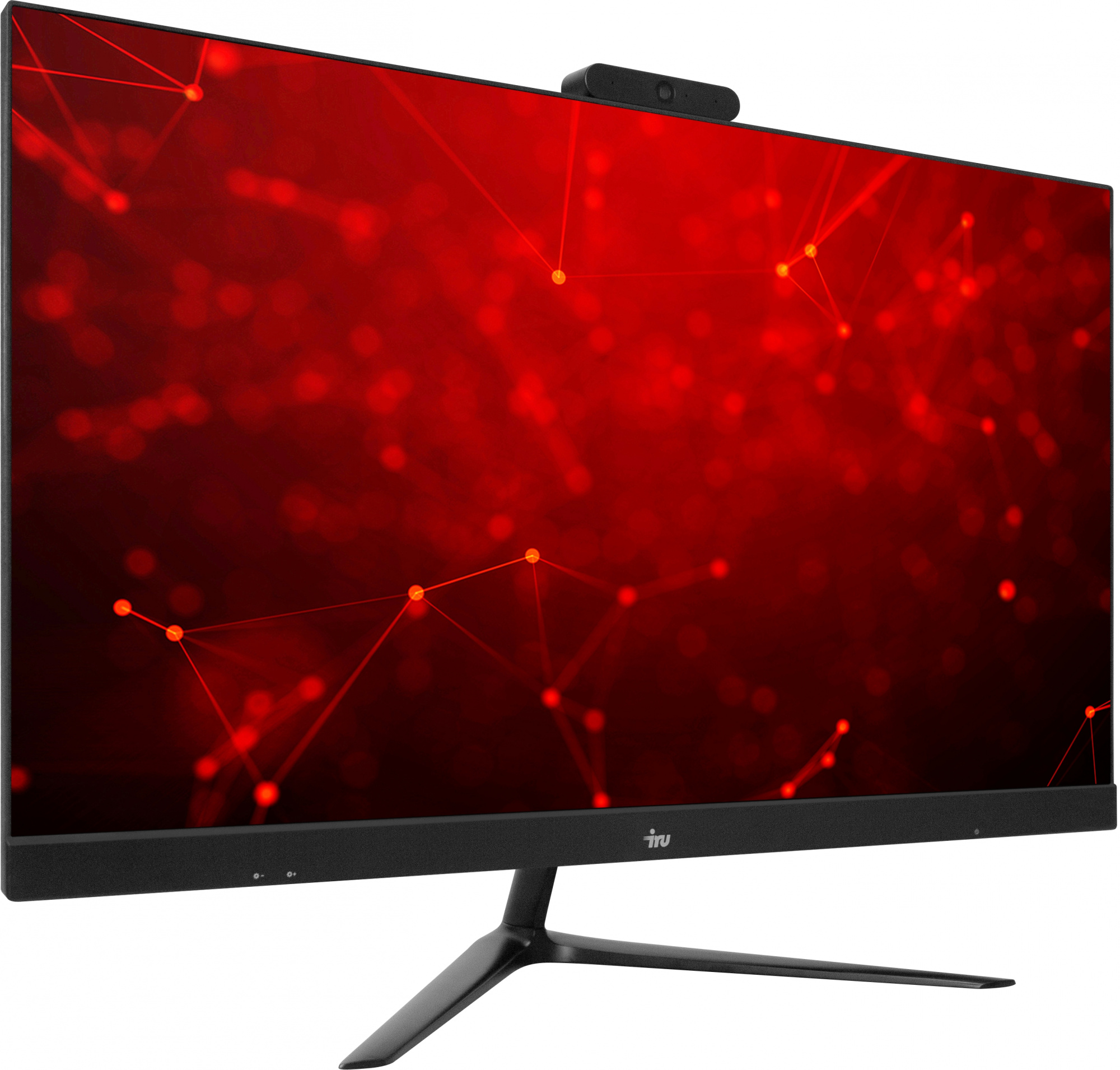 Моноблок IRU Office P2313 23.8" Full HD i3 10100 (3.6) 8Gb SSD256Gb UHDG 630 Free DOS GbitEth WiFi BT 120W Cam черный 1920x1080 — фото 3