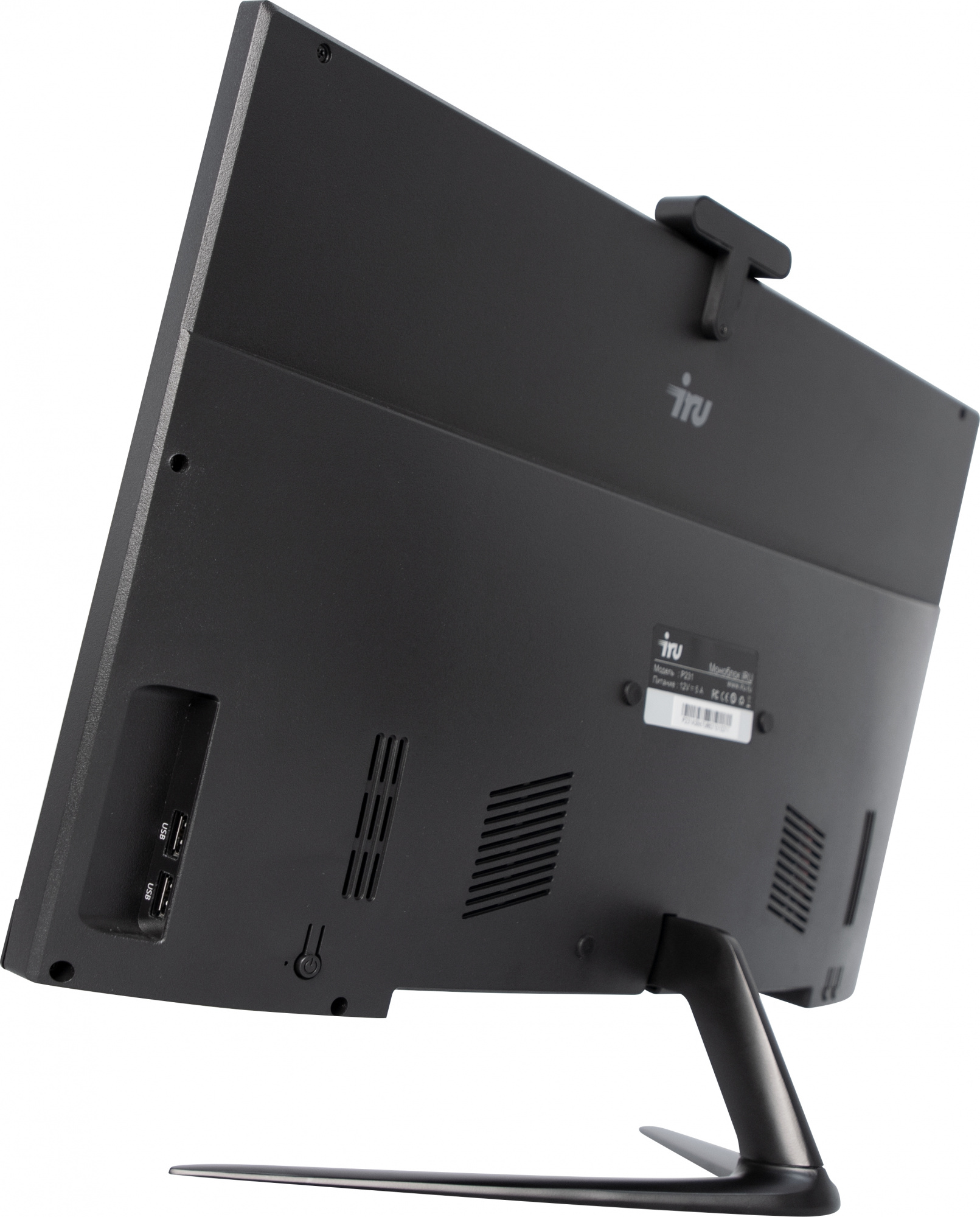 Моноблок IRU Office P2313 23.8" Full HD i3 10100 (3.6) 8Gb SSD256Gb UHDG 630 Free DOS GbitEth WiFi BT 120W Cam черный 1920x1080 — фото 5