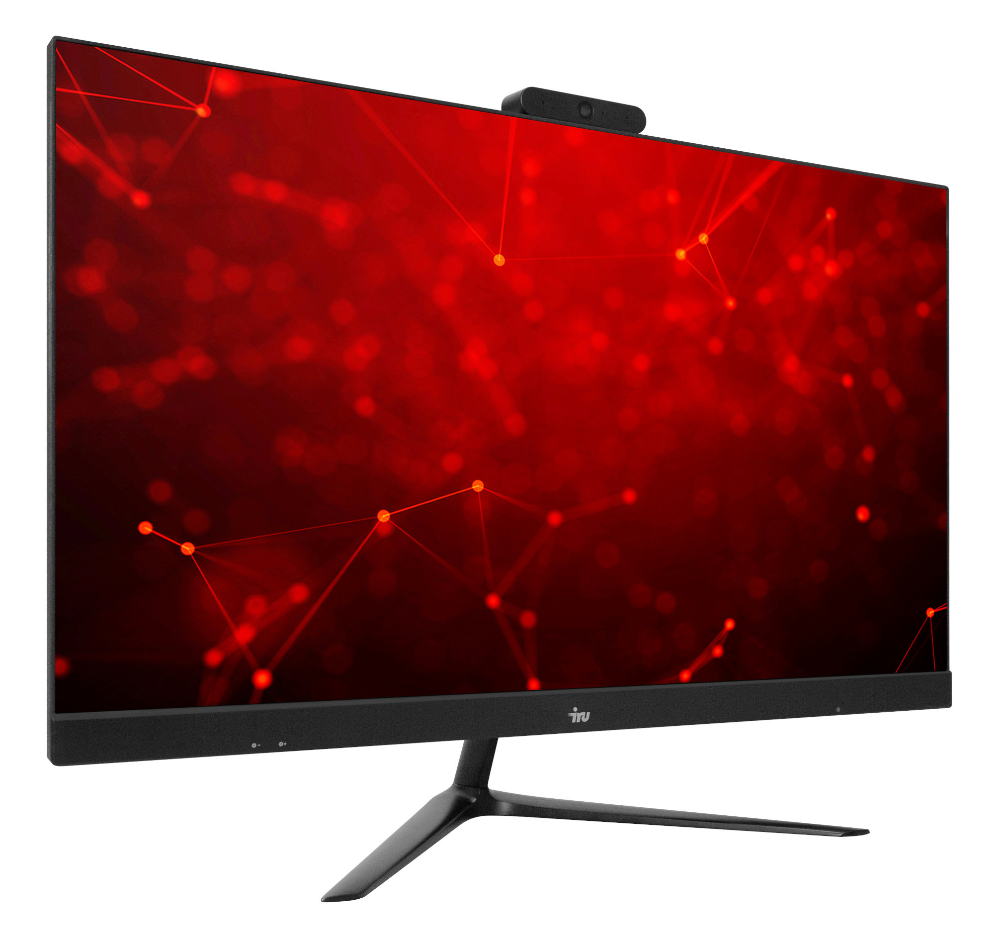 Моноблок IRU Агат 315 23.8" Full HD i5 10400 (2.9) 8Gb SSD256Gb UHDG 630 Free DOS GbitEth WiFi BT 120W клавиатура мышь Cam черный 1920x1080 (RUS) — фото 19