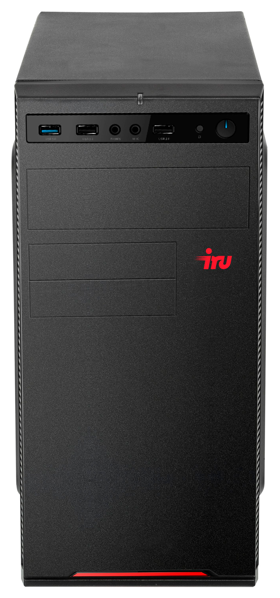 ПК IRU Home 225 MT Ryzen 5 3600 (3.6) 16Gb 1Tb 7.2k SSD240Gb GTX1650 4Gb Windows 10 Home Single Language 64 GbitEth 400W черный (1481873) — фото 2