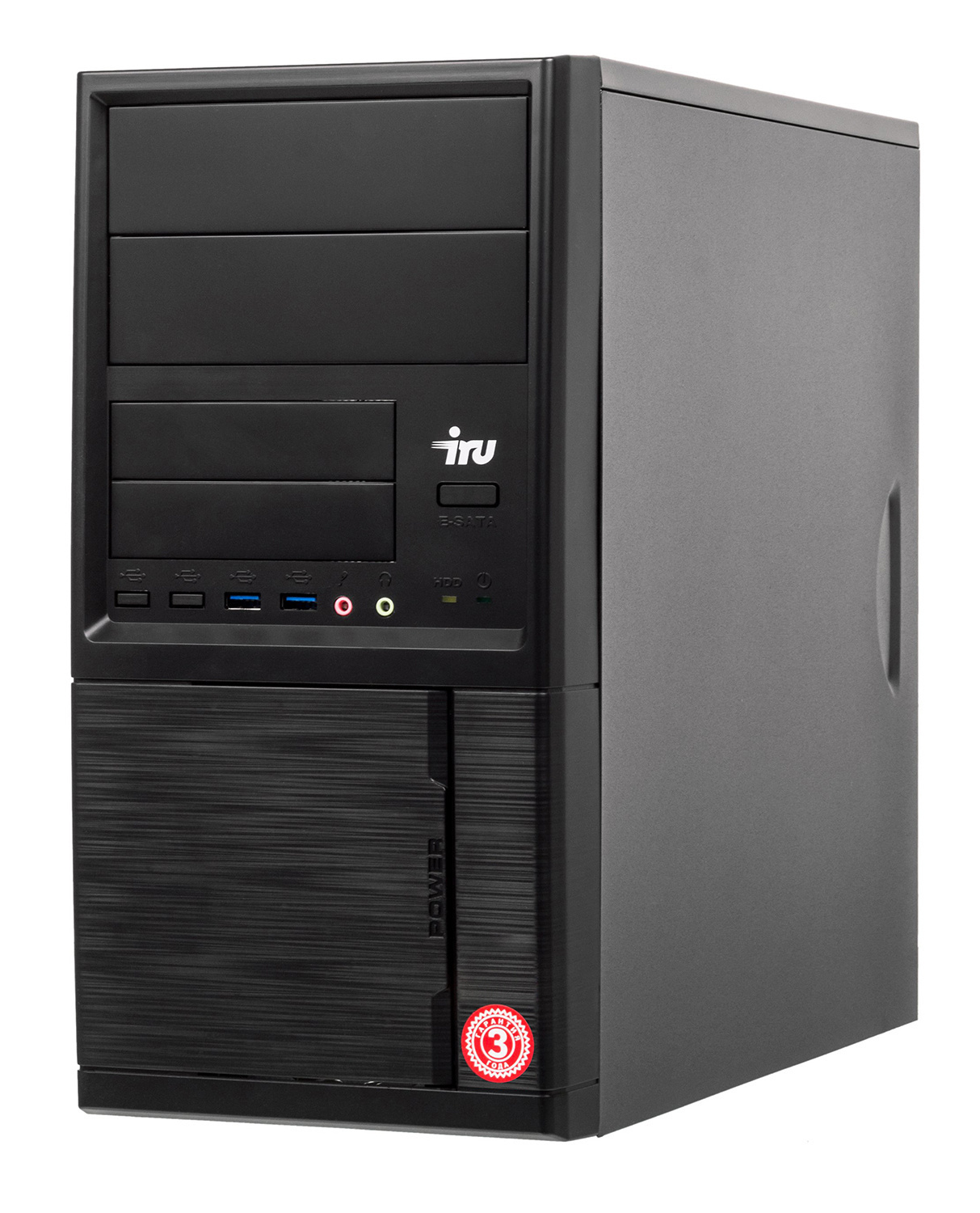 ПК IRU Office 312 MT PG G5420 (3.8) 4Gb SSD120Gb UHDG 610 Free DOS GbitEth 400W черный (1504206) — фото 4