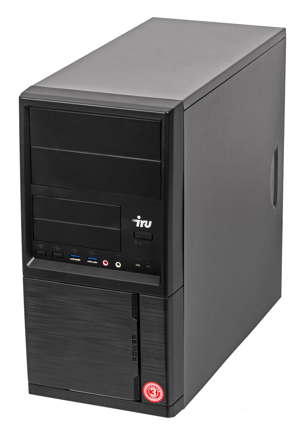 ПК IRU Office 312 MT PG G5420 (3.8) 4Gb SSD120Gb UHDG 610 Free DOS GbitEth 400W черный (1504206) — фото 6