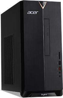 ПК Acer Aspire TC-1660 MT i3 10105 (3.7) 8Gb SSD256Gb GTX1650 4Gb noOS GbitEth WiFi BT 500W черный (DG.BGZER.005)