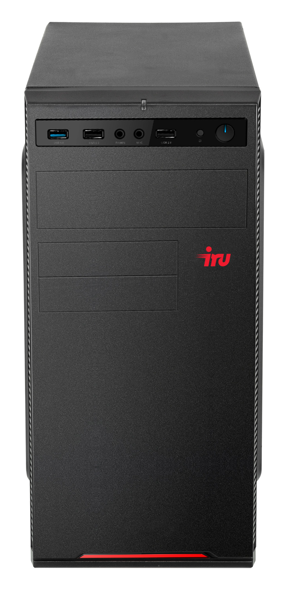 ПК IRU Home 320A3 MT Ryzen 3 3100 (3.6) 8Gb SSD240Gb GTX1650 4Gb Windows 10 Home Single Language 64 GbitEth 400W черный (1586766) — фото 2