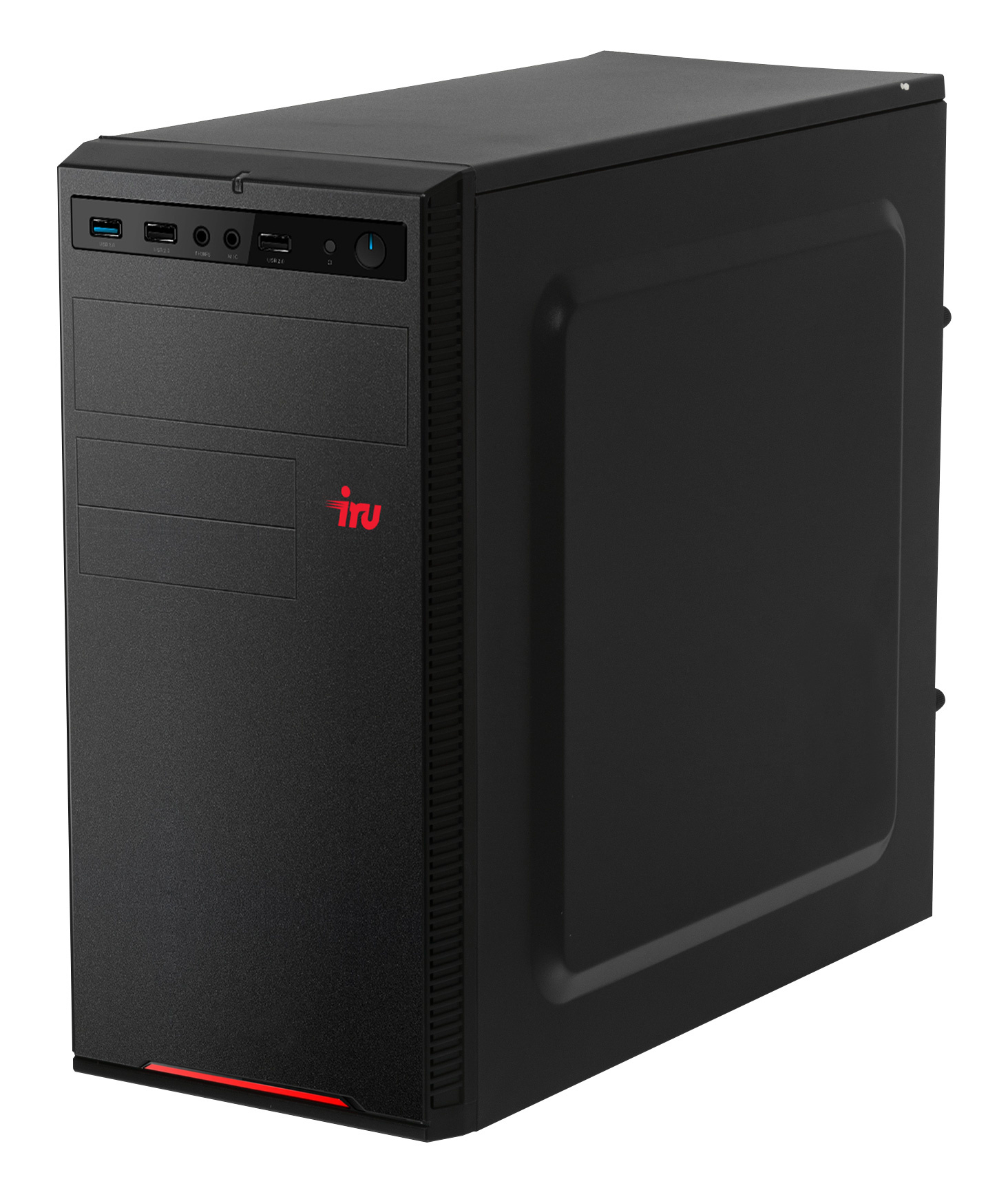 ПК IRU Home 320A3 MT Ryzen 3 3100 (3.6) 8Gb SSD240Gb GTX1650 4Gb Windows 10 Home Single Language 64 GbitEth 400W черный (1586766) — фото 4