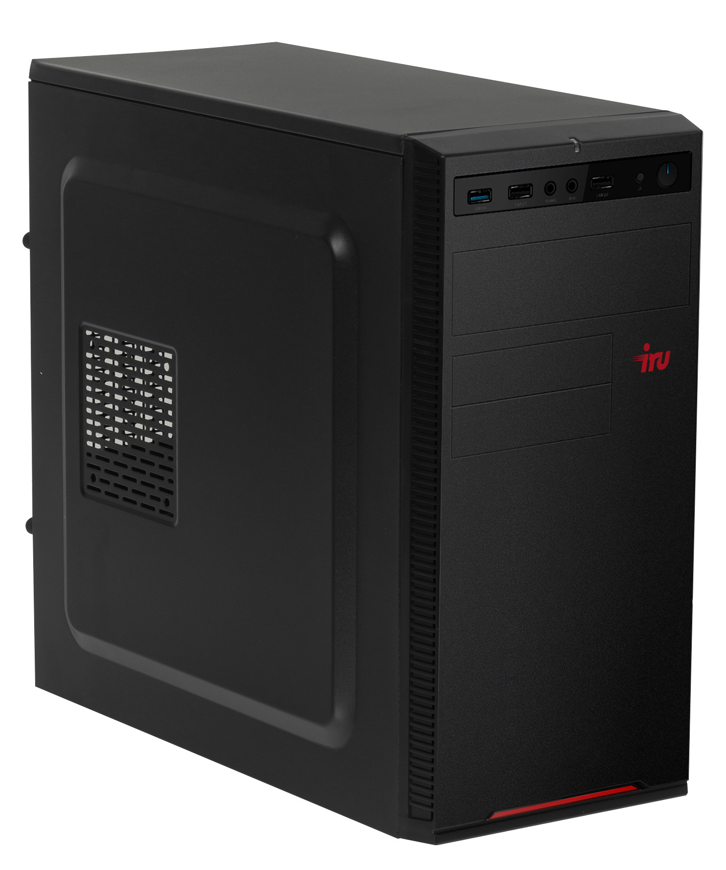 ПК IRU Home 320A3 MT Ryzen 3 3100 (3.6) 8Gb SSD240Gb GTX1650 4Gb Windows 10 Home Single Language 64 GbitEth 400W черный (1586766) — фото 5