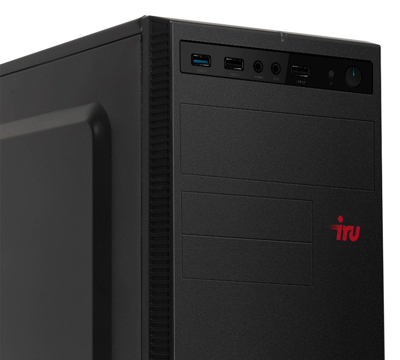 ПК IRU Home 320A3 MT Ryzen 3 3100 (3.6) 8Gb SSD240Gb GTX1650 4Gb Windows 10 Home Single Language 64 GbitEth 400W черный (1586766) — фото 6