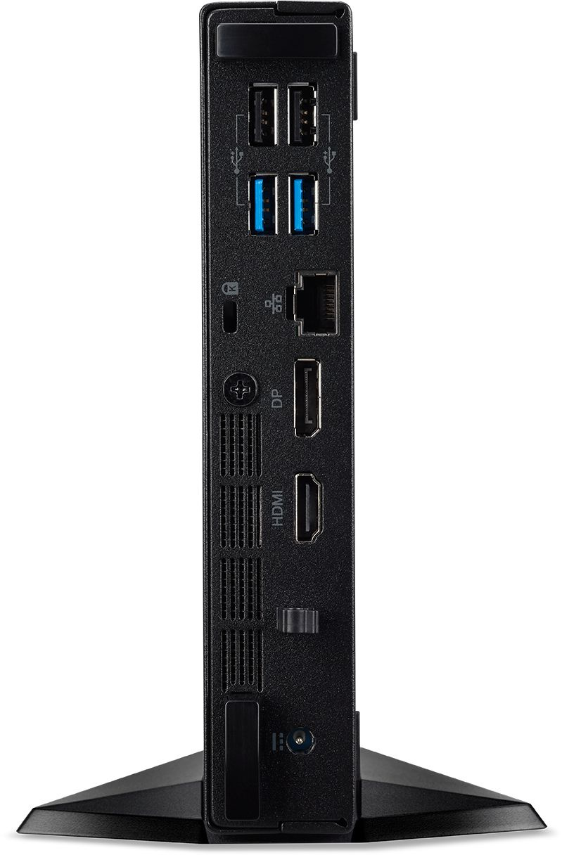 Неттоп Acer Veriton EN2580 Cel 6305 (1.8) 4Gb SSD128Gb UHDG 630 Windows 10 Professional GbitEth WiFi BT 65W kb мышь клавиатура черный (DT.VV6MC.001) — фото 4