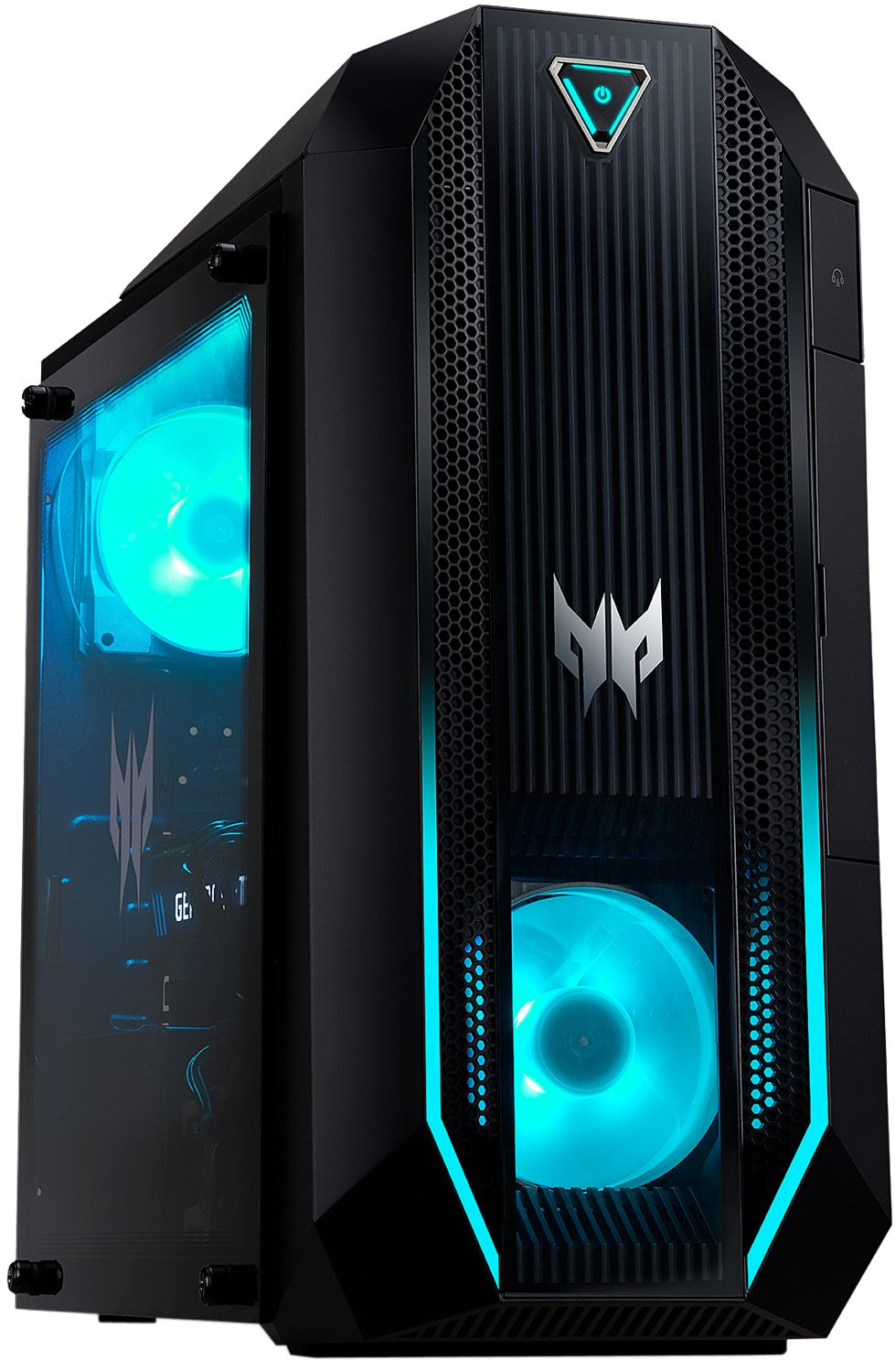 ПК Acer Predator PO3-630 i7 11700F (2.5) 16Gb SSD1Tb RTX3070 8Gb noOS GbitEth WiFi BT 500W черный (DG.E2EER.003)
