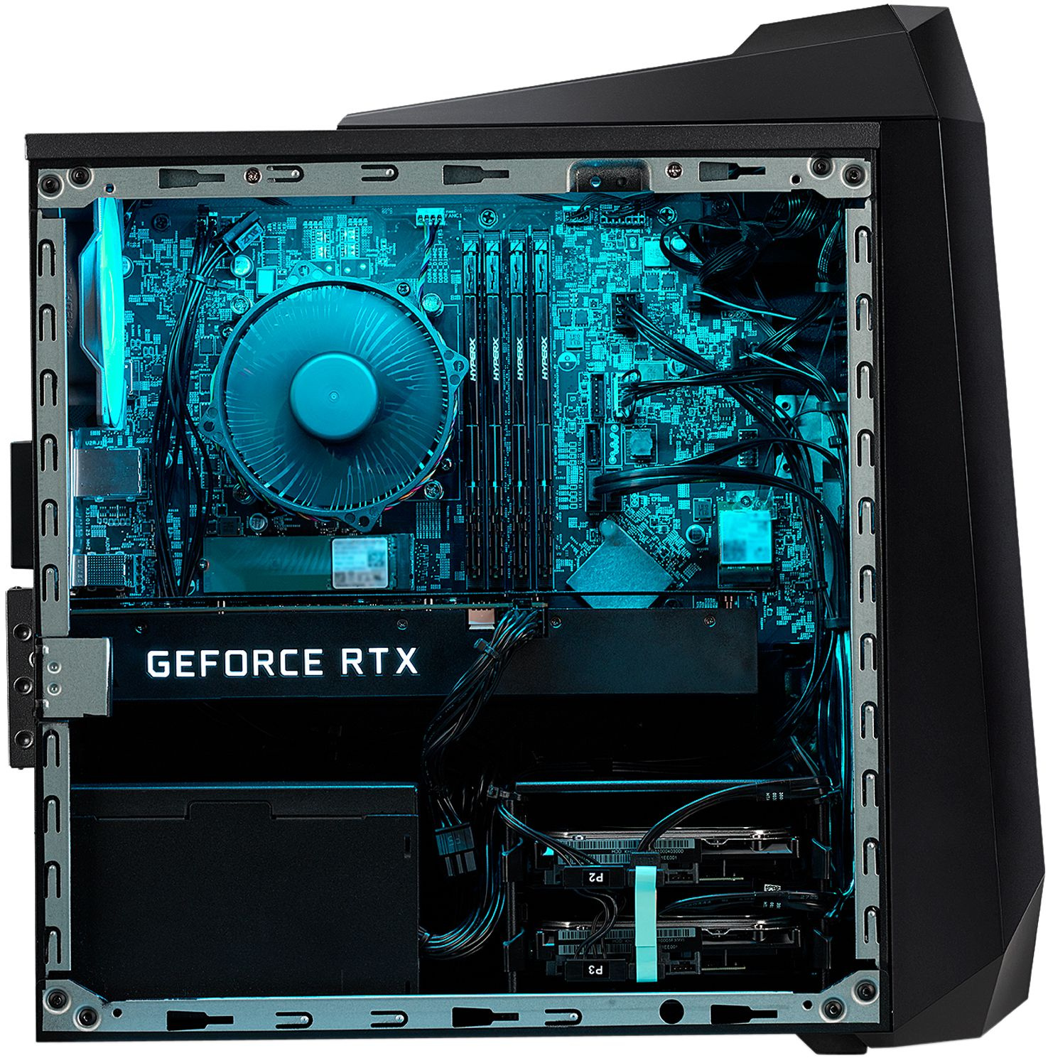 ПК Acer Predator PO3-630 i7 11700F (2.5) 16Gb SSD1Tb RTX3070 8Gb noOS GbitEth WiFi BT 500W черный (DG.E2EER.003) — фото 5