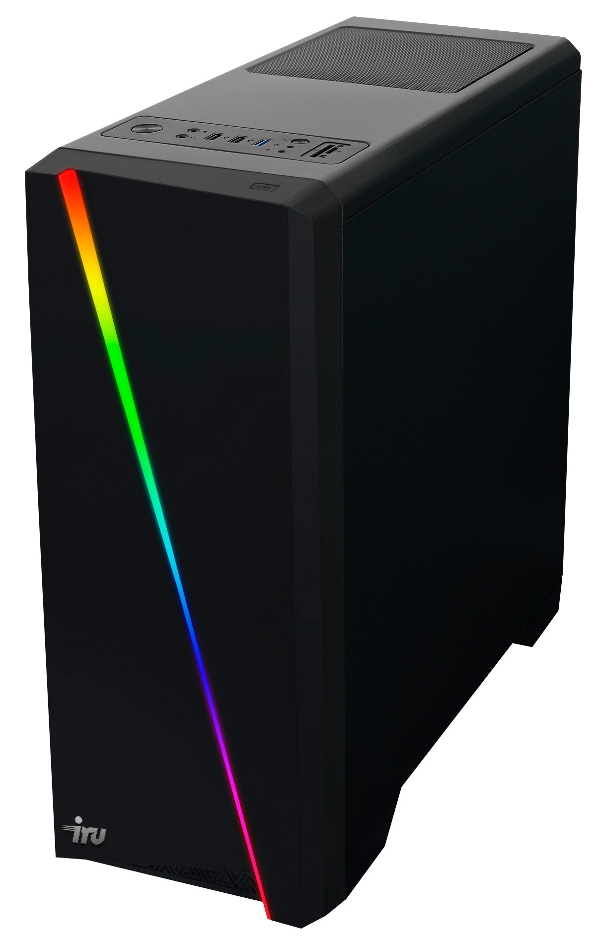 ПК IRU Game 520B4GE MT Ryzen 5 3600 (3.6) 16Gb 1Tb 7.2k SSD240Gb GTX1660 6Gb Free DOS GbitEth 500W черный (1617318) — фото 3