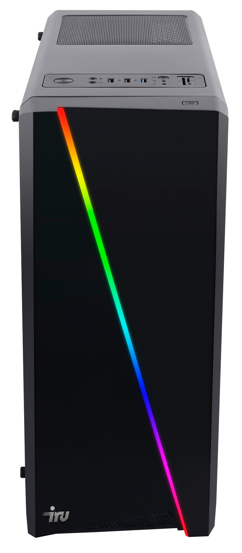 ПК IRU Game 520B4GE MT Ryzen 5 3600 (3.6) 16Gb 1Tb 7.2k SSD240Gb GTX1660 6Gb Free DOS GbitEth 500W черный (1617318) — фото 4