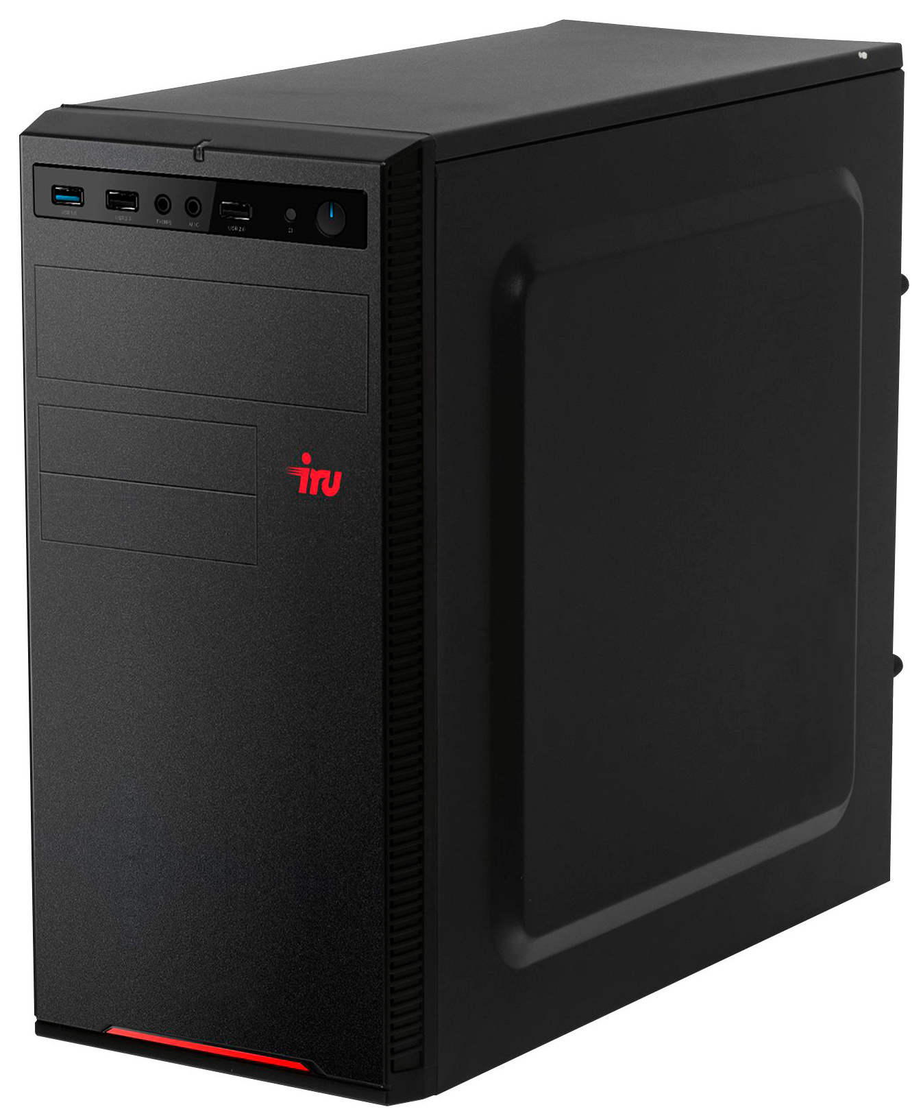 ПК IRU Home 310H5SE MT i3 10100 (3.6) 8Gb 1Tb 7.2k SSD240Gb UHDG 630 Free DOS GbitEth 400W черный (1623388) — фото 4