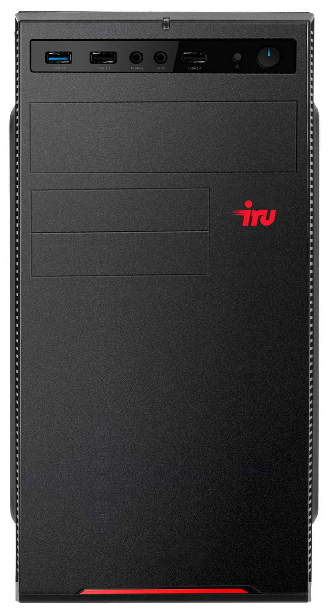 ПК IRU Home 310H5SE MT i3 10105 (3.7) 8Gb 1Tb 7.2k UHDG 630 Free DOS GbitEth 400W черный (1628053) — фото 3