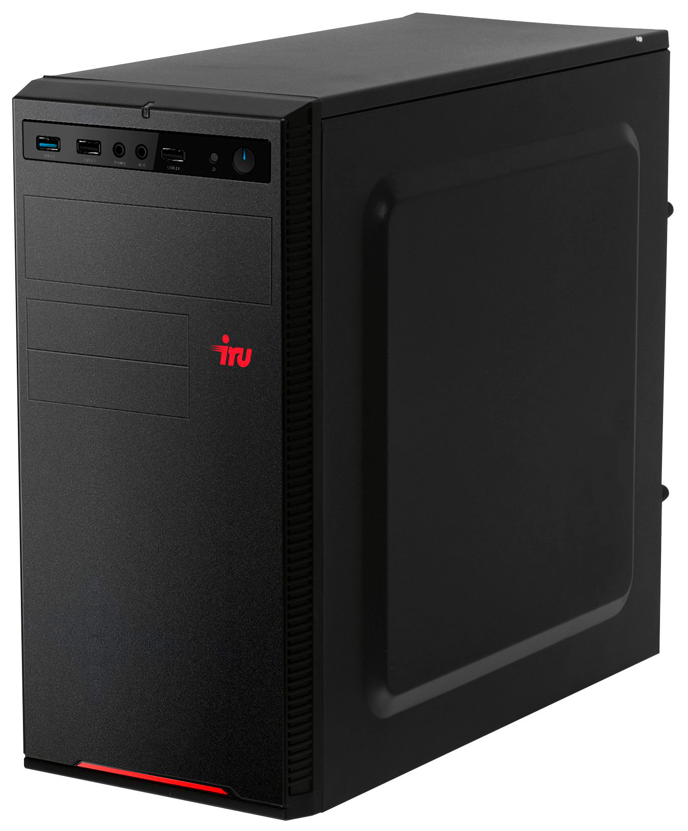 ПК IRU Home 310H5SE MT i3 10105 (3.7) 8Gb 1Tb 7.2k UHDG 630 Free DOS GbitEth 400W черный (1628053) — фото 4