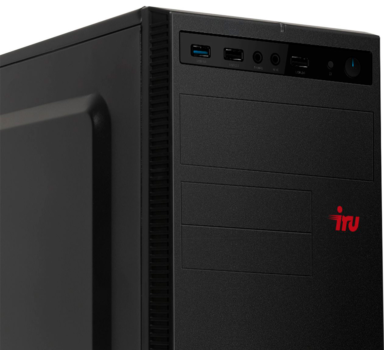 ПК IRU Home 310H5SE MT i3 10105 (3.7) 8Gb 1Tb 7.2k UHDG 630 Free DOS GbitEth 400W черный (1628053) — фото 6