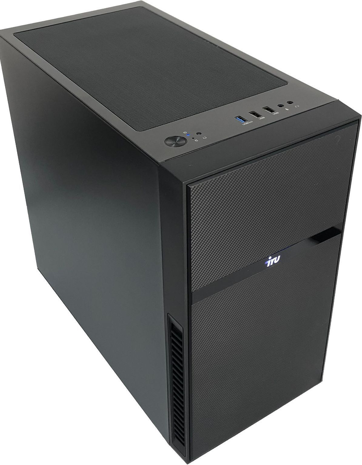ПК IRU Game 520B5GM MT Ryzen 5 5600X (3.7) 16Gb SSD500Gb RX 6700XT 12Gb Windows 10 Home Single Language 64 GbitEth 650W черный (1639086)