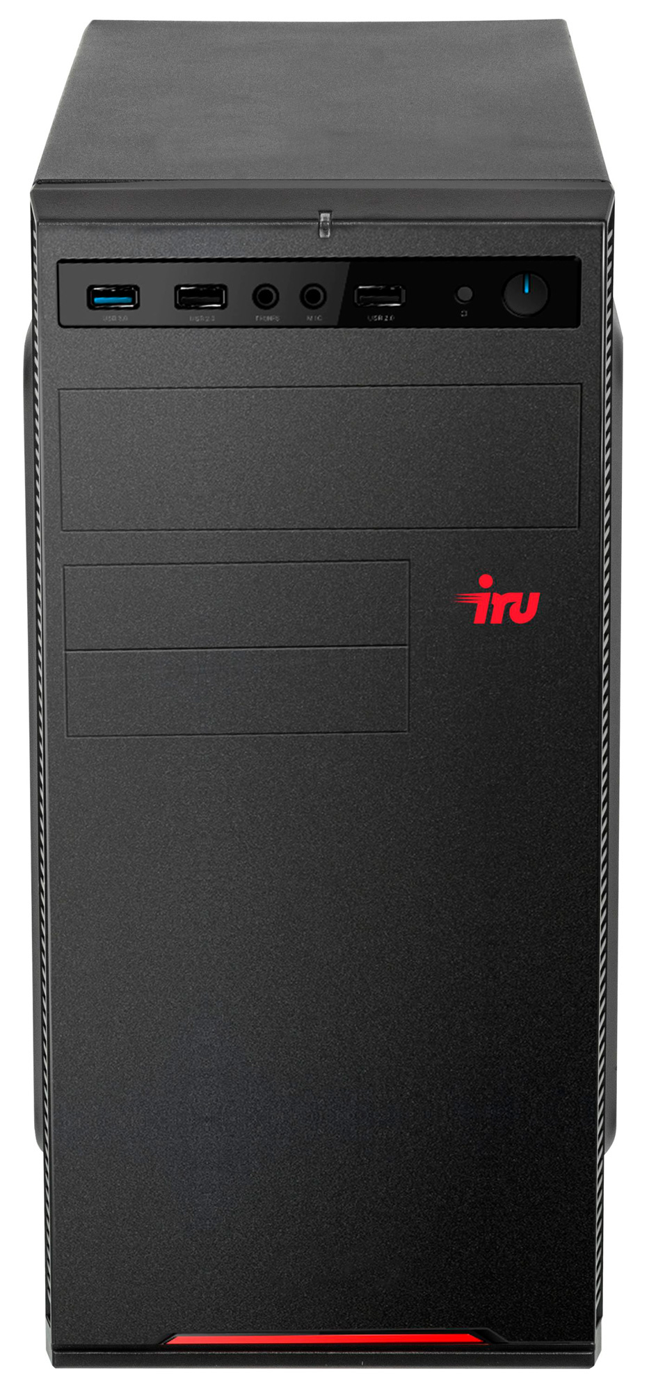 ПК IRU Home 310H5SE MT i5 10400F (2.9) 8Gb SSD250Gb GTX1650 4Gb Windows 10 Home Single Language 64 GbitEth 400W черный (1643147) — фото 2