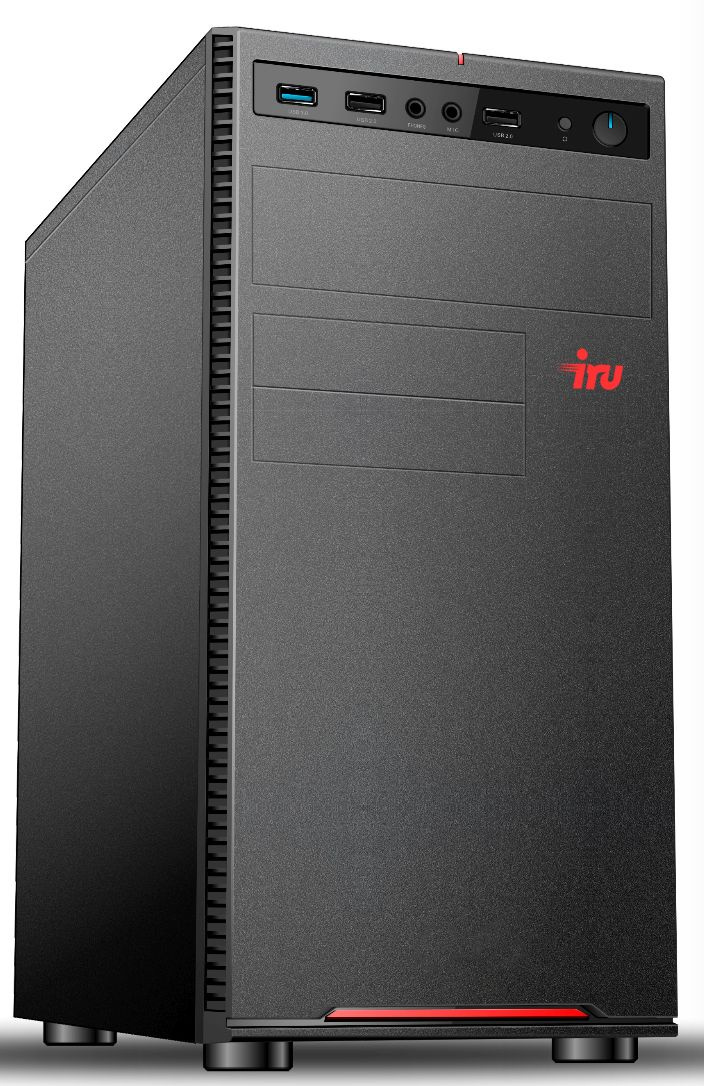 ПК IRU Home 310H5SE MT Cel G5905 (3.5) 8Gb SSD240Gb UHDG 610 Free DOS GbitEth 400W черный (1652385)