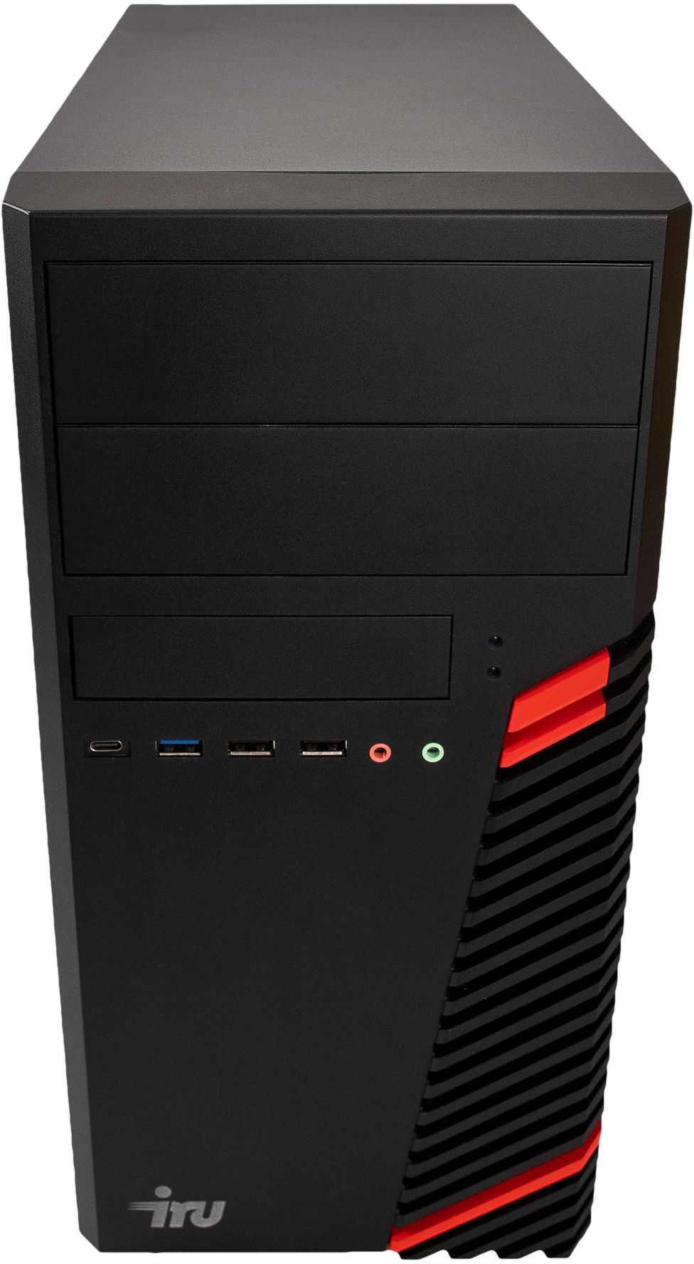 ПК IRU Office 515 MT i5 9400 (2.9) 8Gb SSD500Gb UHDG 630 Free DOS GbitEth 500W kb мышь клавиатура черный (1726878) — фото 3