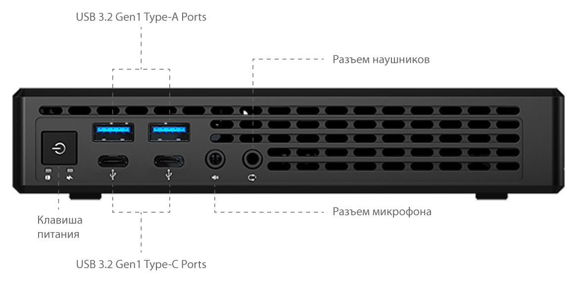 ПК IRU Office A310H4TF slim i3 10105 (3.7) 8Gb SSD250Gb UHDG 630 Free DOS GbitEth WiFi BT 90W черный (1738395) — фото 5