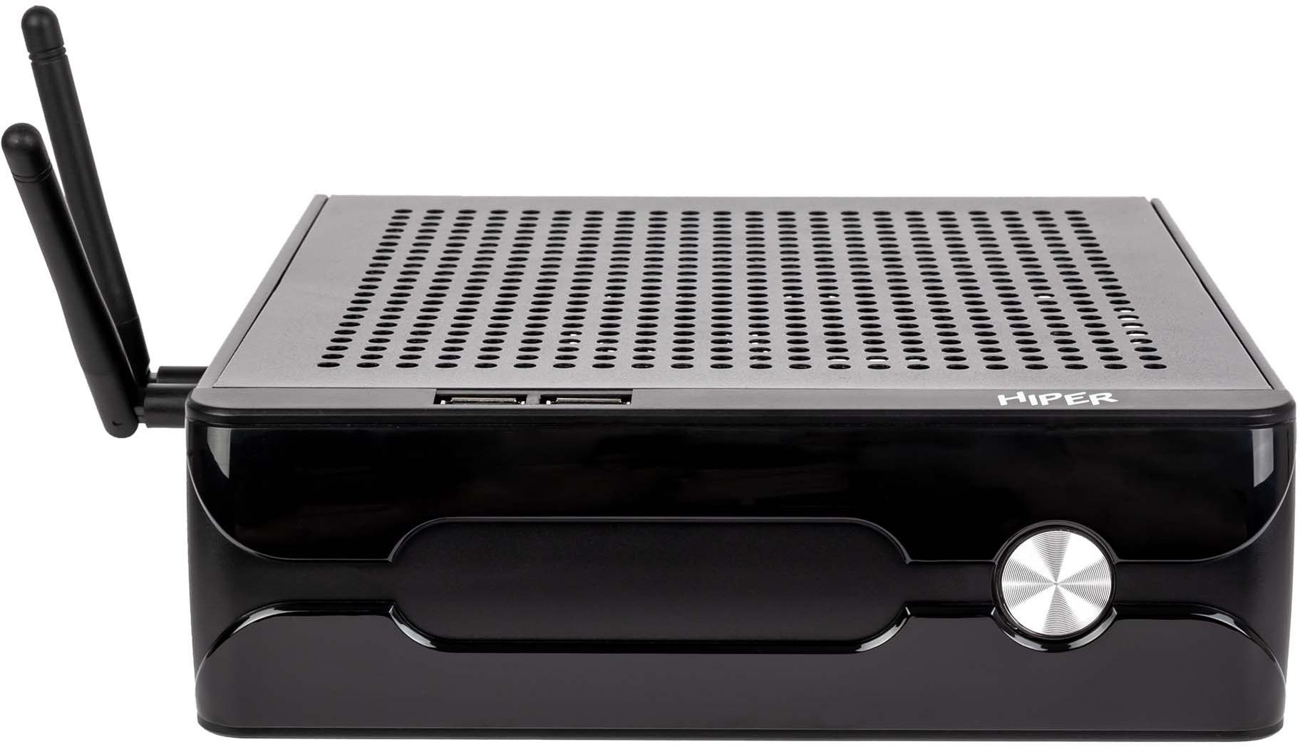 Неттоп Hiper M9 Cel G5905 (3.5) 4Gb SSD128Gb UHDG 610 Linux Astra GbitEth WiFi BT 65W черный (8T052CLK9I)