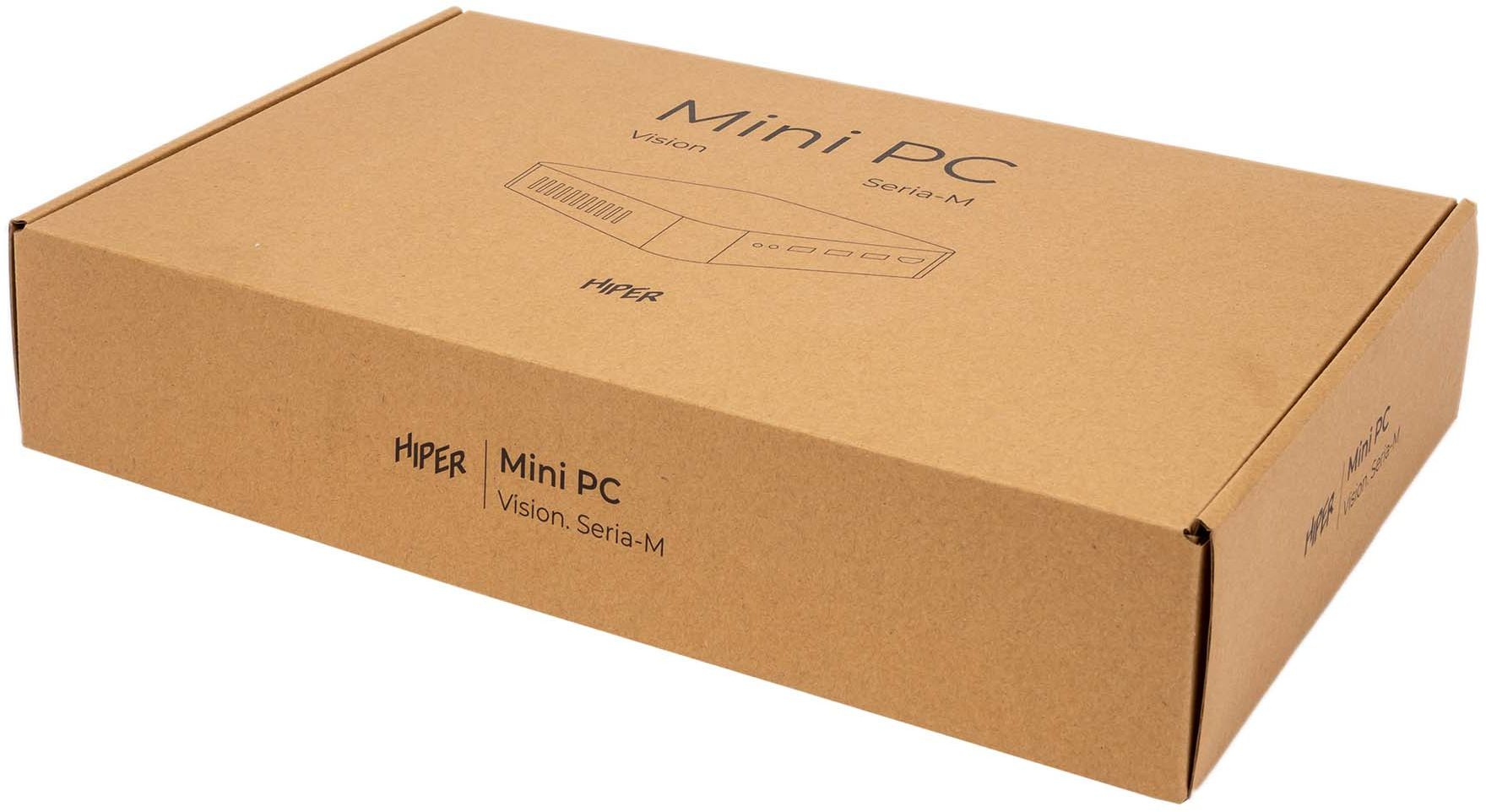Неттоп Hiper M8 Cel J4125 (2) UHDG 600 Free DOS GbitEth WiFi BT 65W черный (T7I24CL442) — фото 16