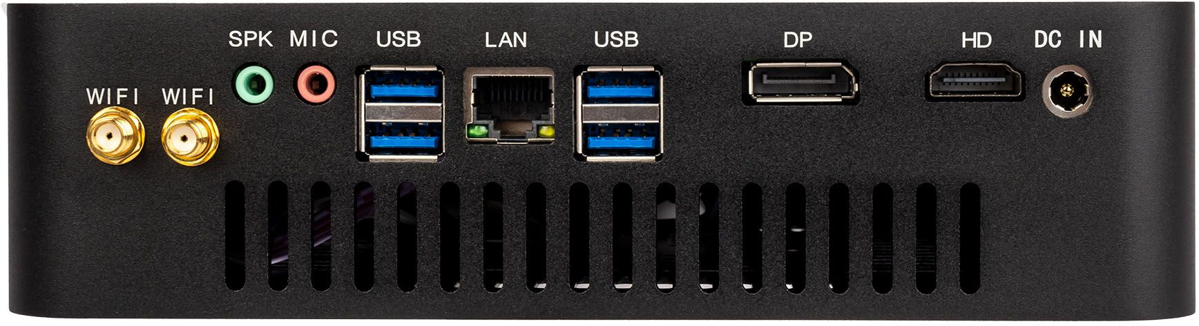 Неттоп Hiper M8 Cel J4125 (2) 4Gb SSD256Gb UHDG 600 Free DOS GbitEth WiFi BT 65W черный (I81N8CL87T) — фото 5